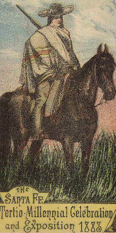 An image of James Kirker from an exhibition in 1883 in Santa Fe 