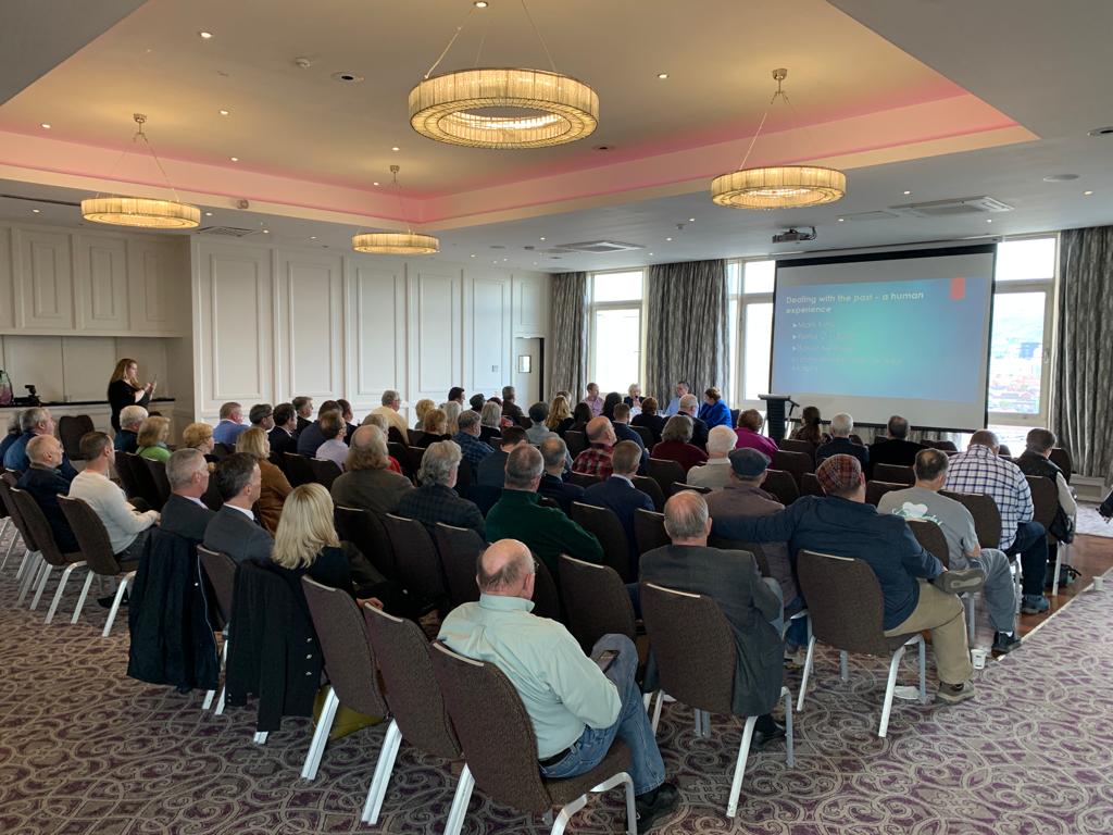 DELEGATION: The group also attended an event in the Europa Hotel organised by Relatives For Justice