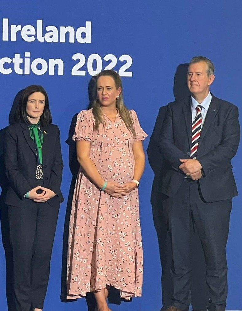 Elected: Edwin Poots at the Victory Podium