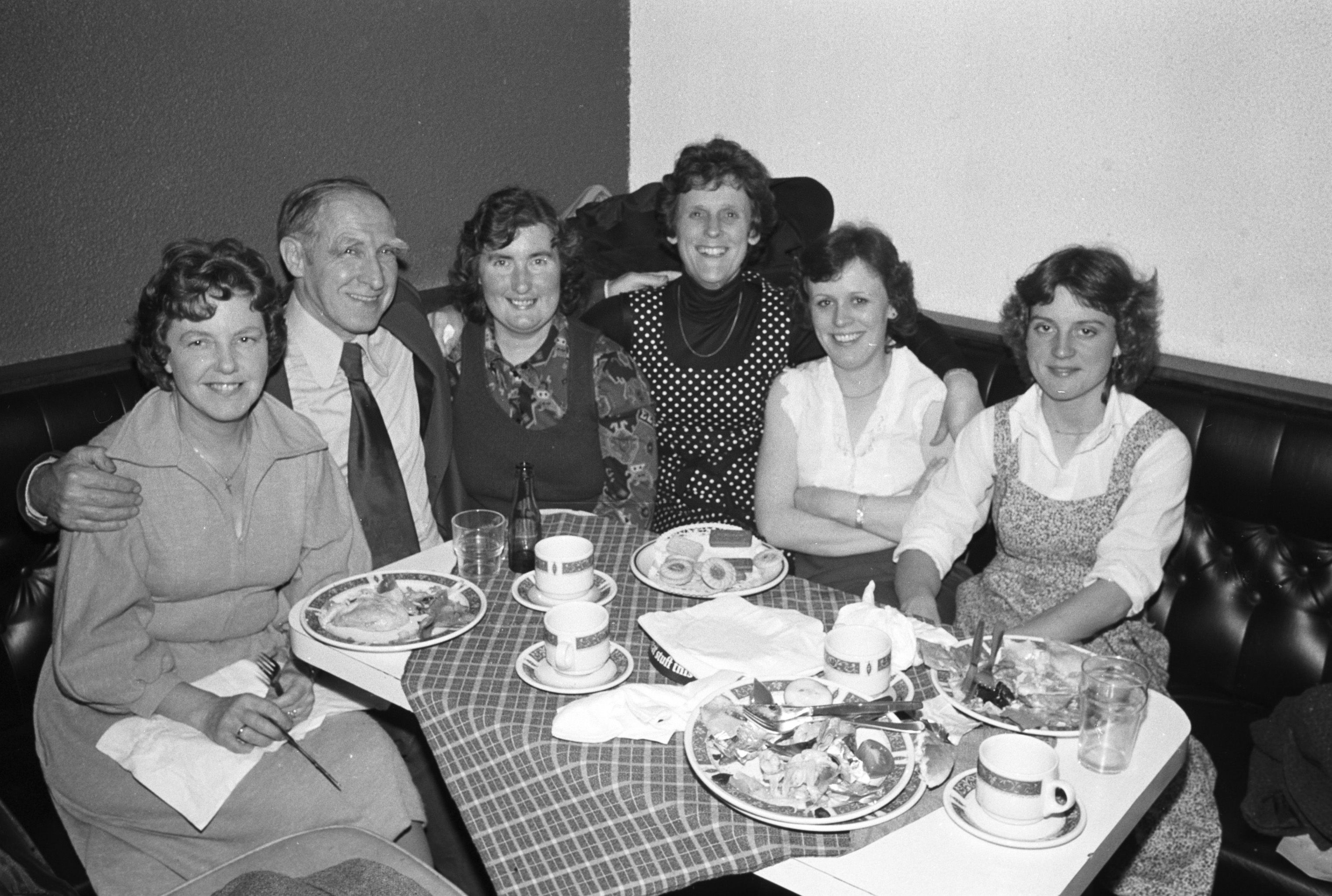 Marie, Jo and Patricia McCarney, Sid and Marguerite Warner and Marie Hughes at the St Michael's Treasure Hunt