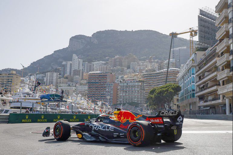 WINNER: Sergio Pérez on the tight Monaco track