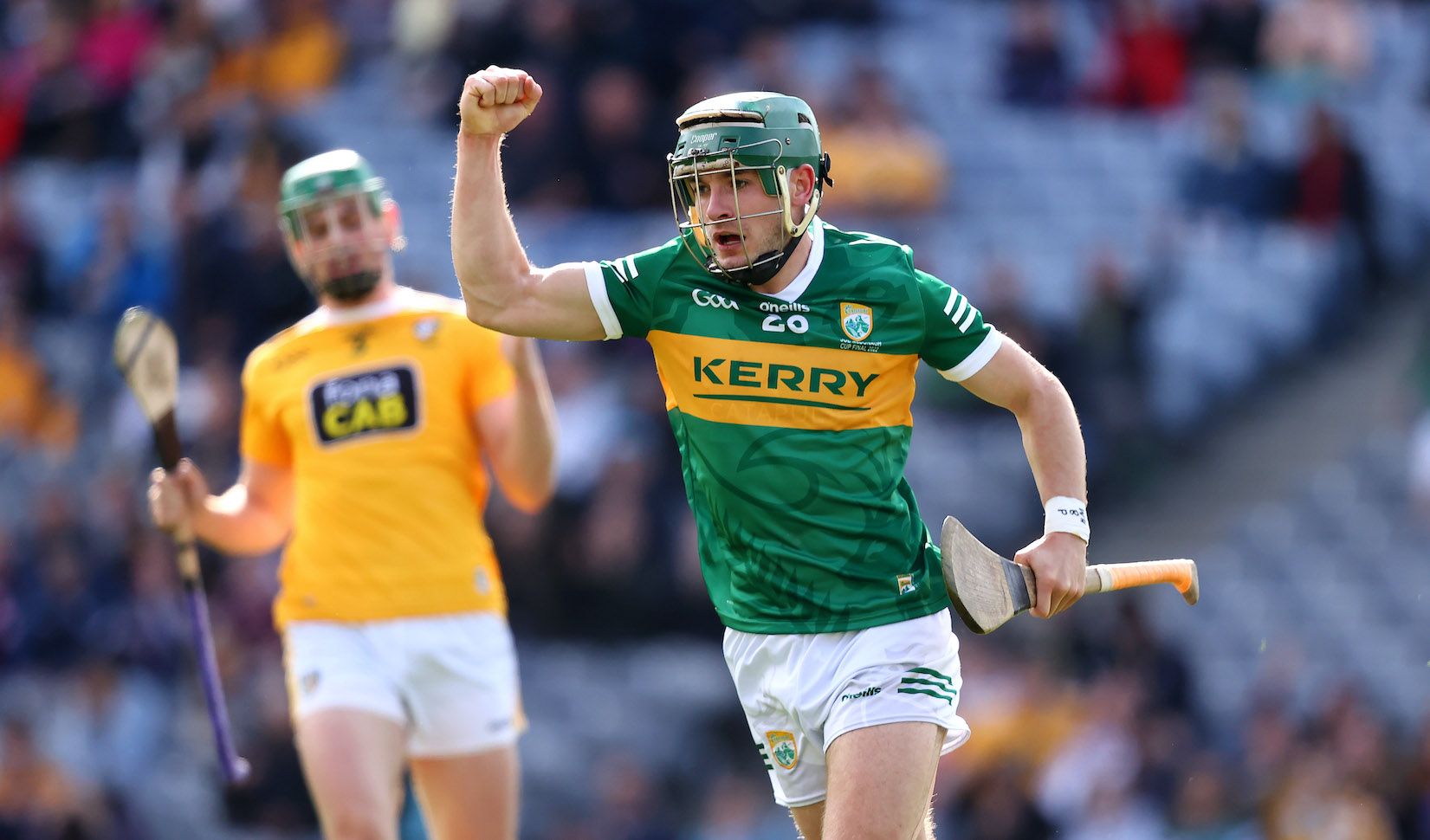 Jordan Conway celebrates netting for Kerry 