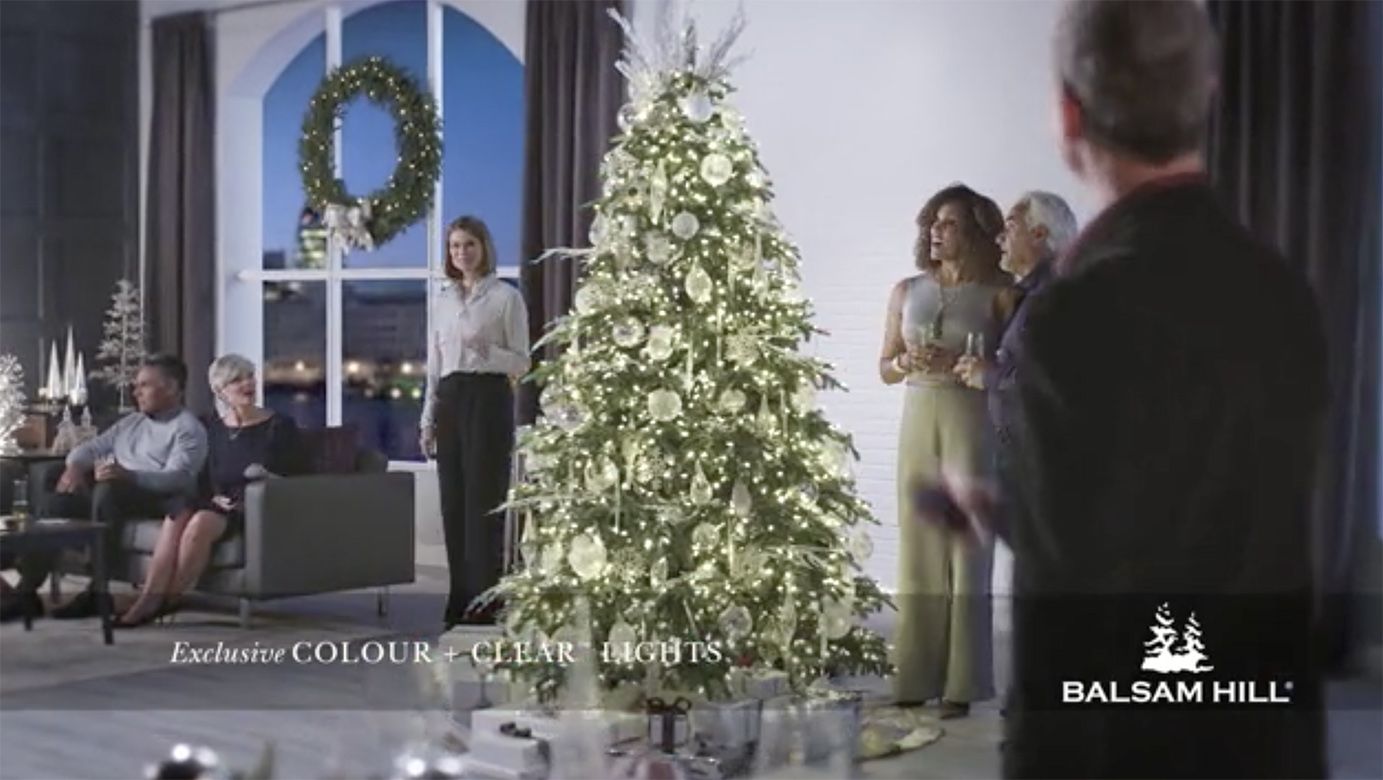 HIGH SUMMER: That Balsam Hill Christmas tree TV advert