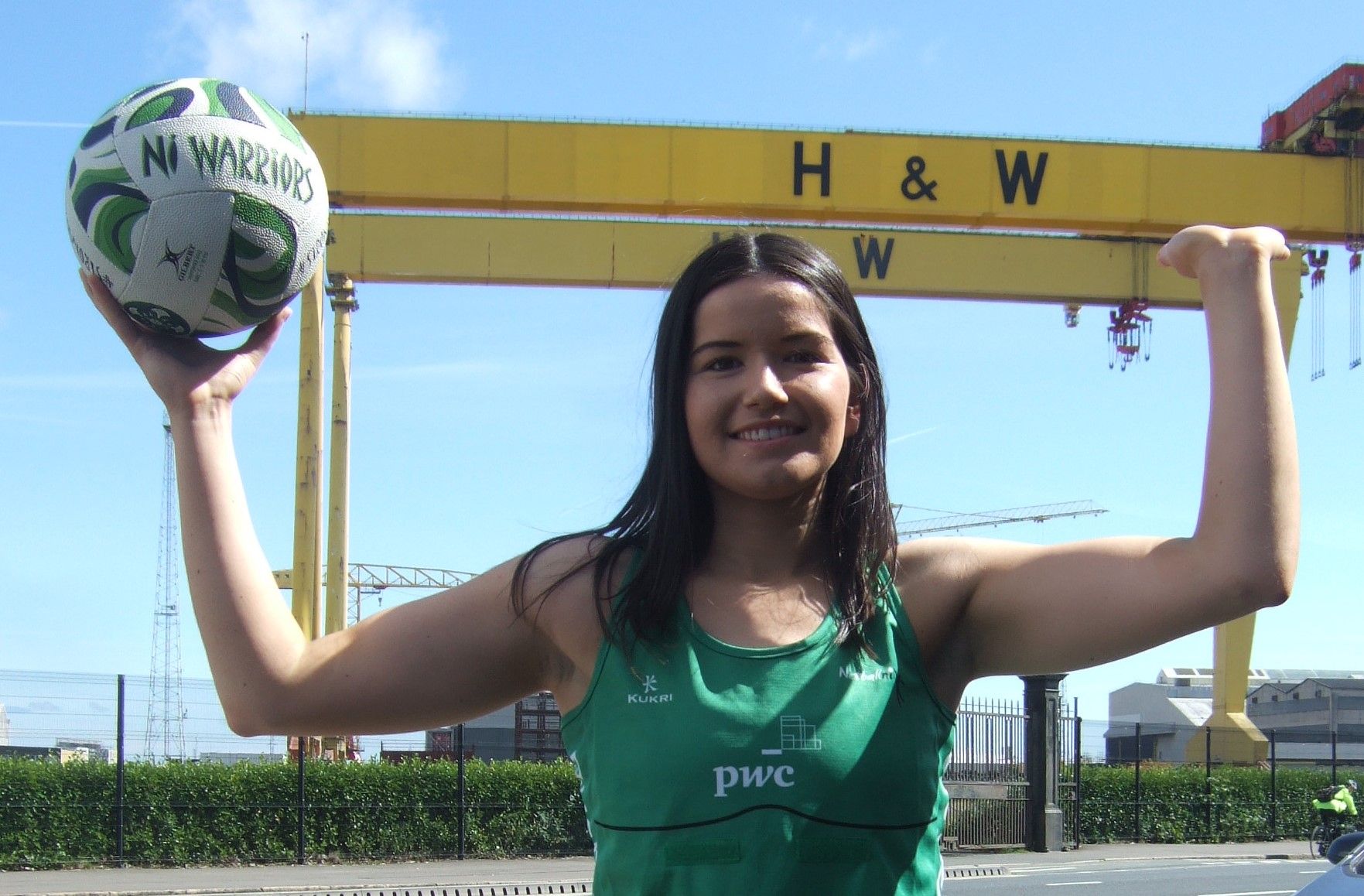 Carryduff netballer Ciara Crosbie is ready to do some heavy lifting for the NI Warriors at the Commonwealth Games