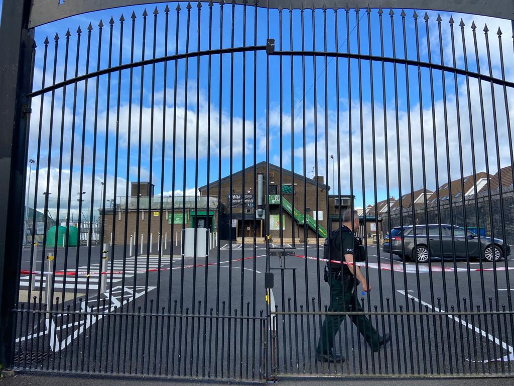 The club is currently cordoned off