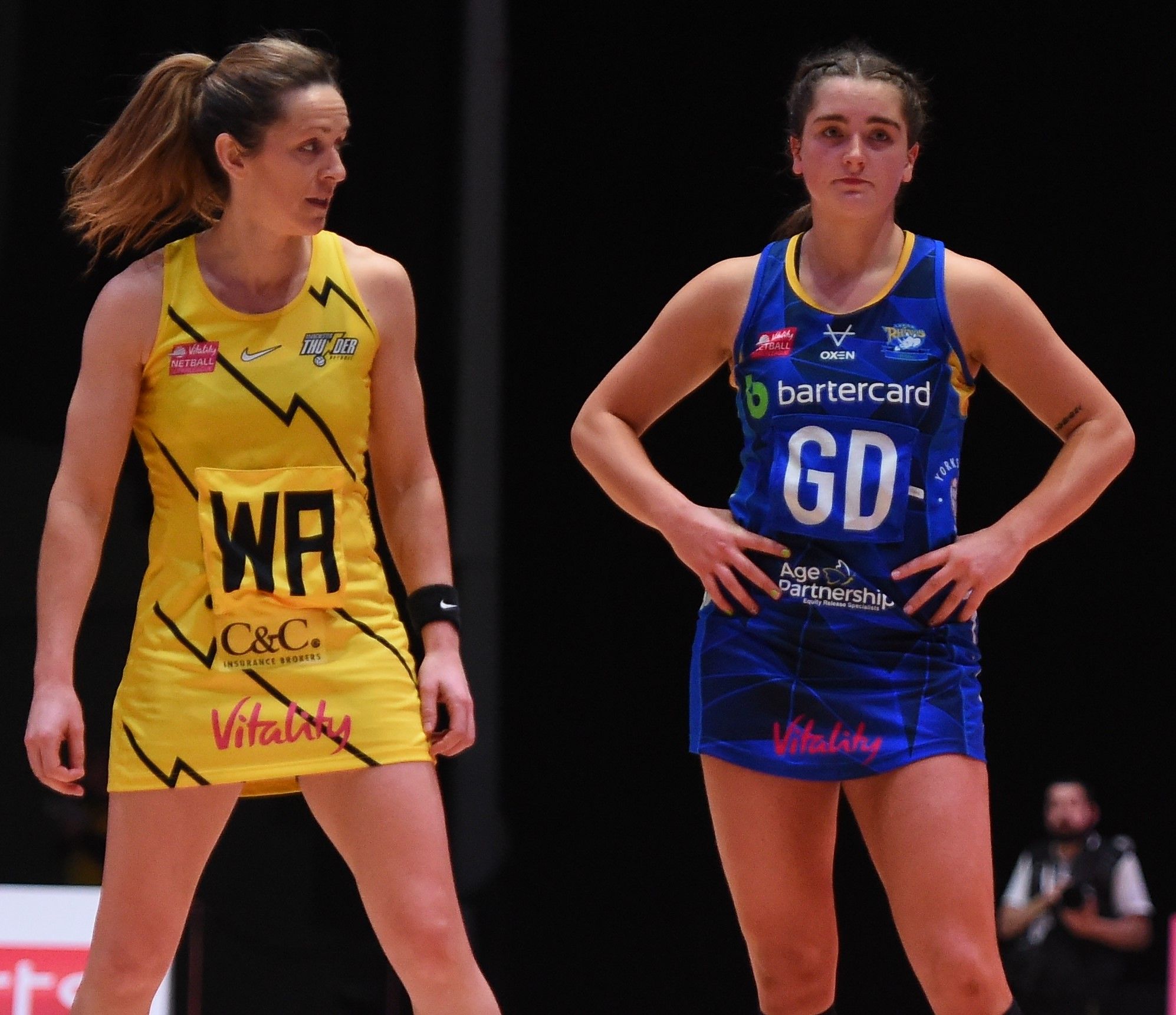 Michelle Magee and Caroline O'Hanlon came up against each other on Sunday