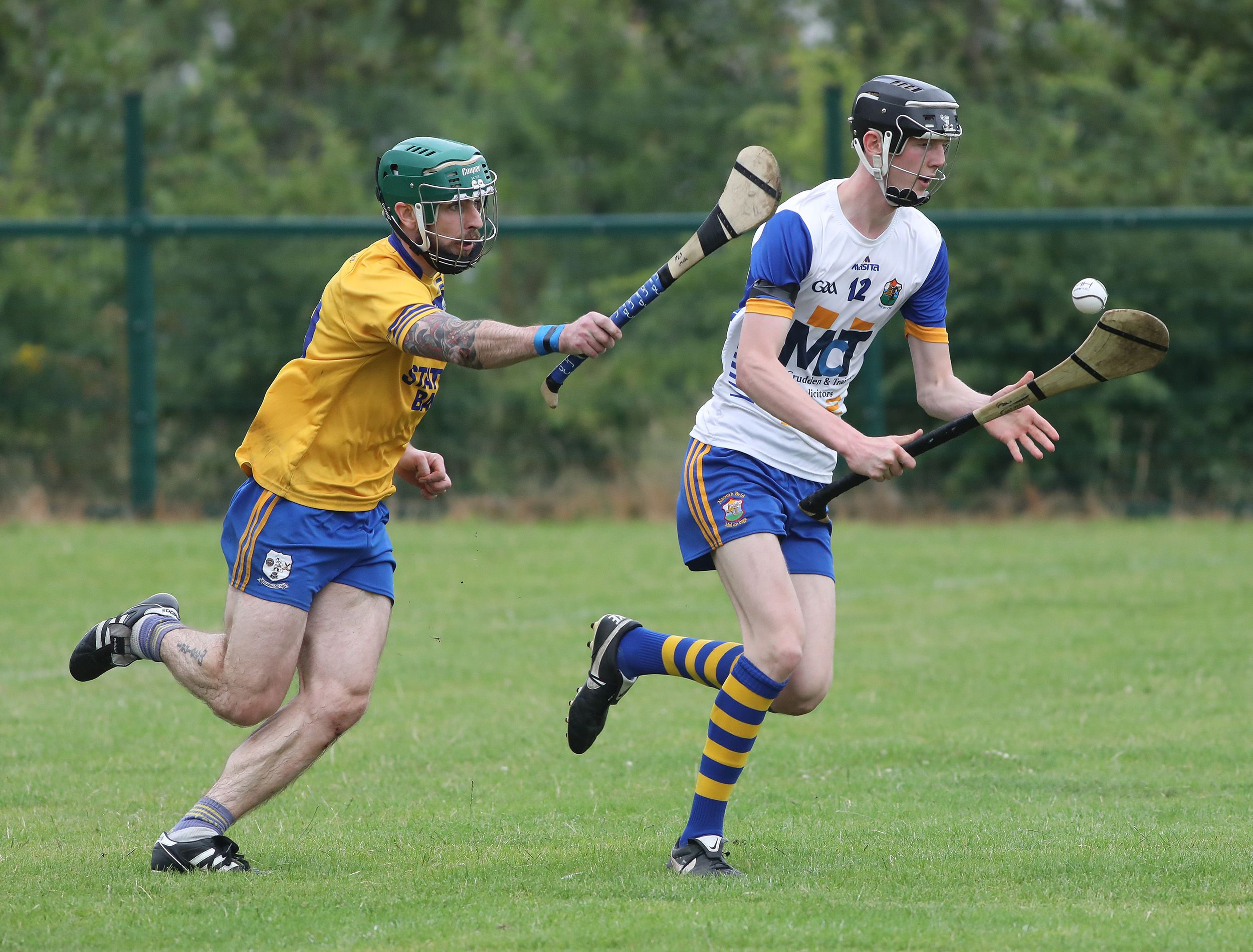 Fintan Cleary heads towards goal
