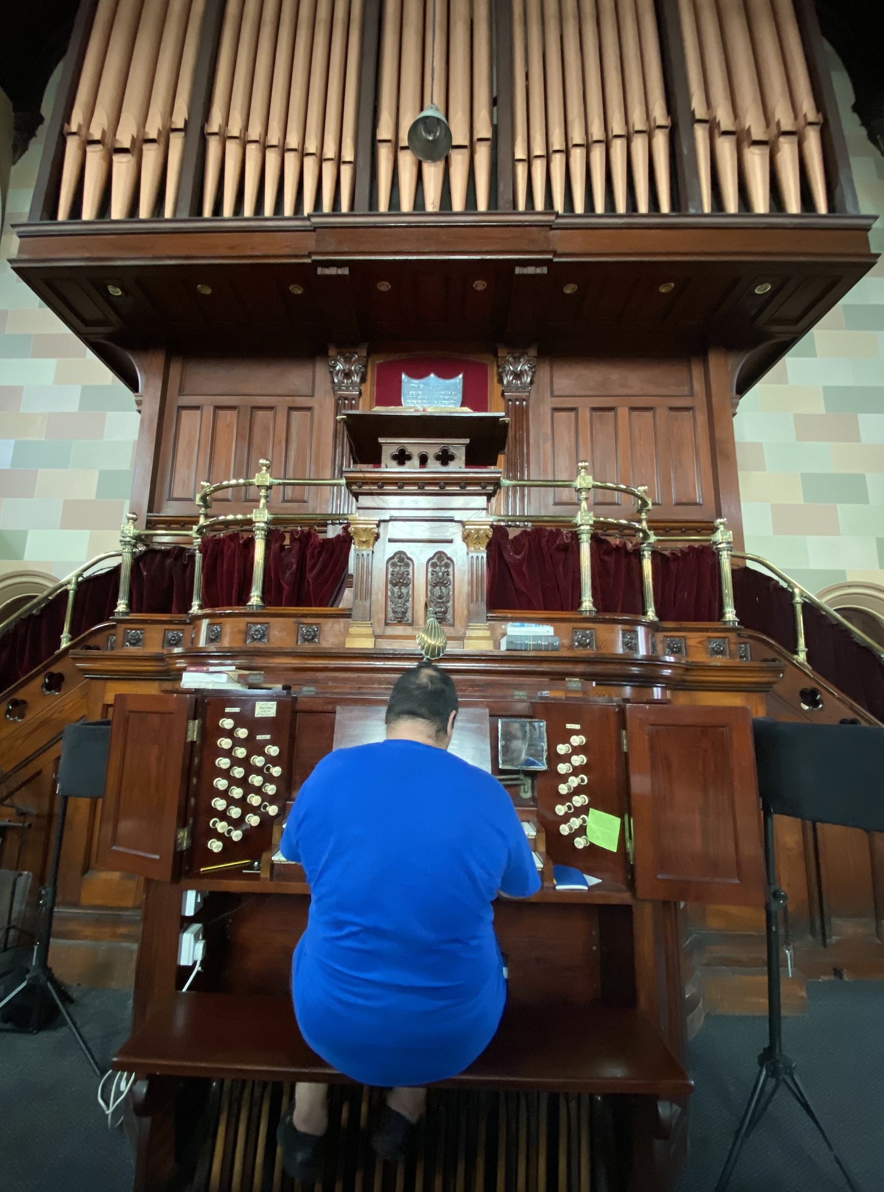 HISTORIC: The historic organ was built to commemorate parishioners who lost their lives in the Great War 