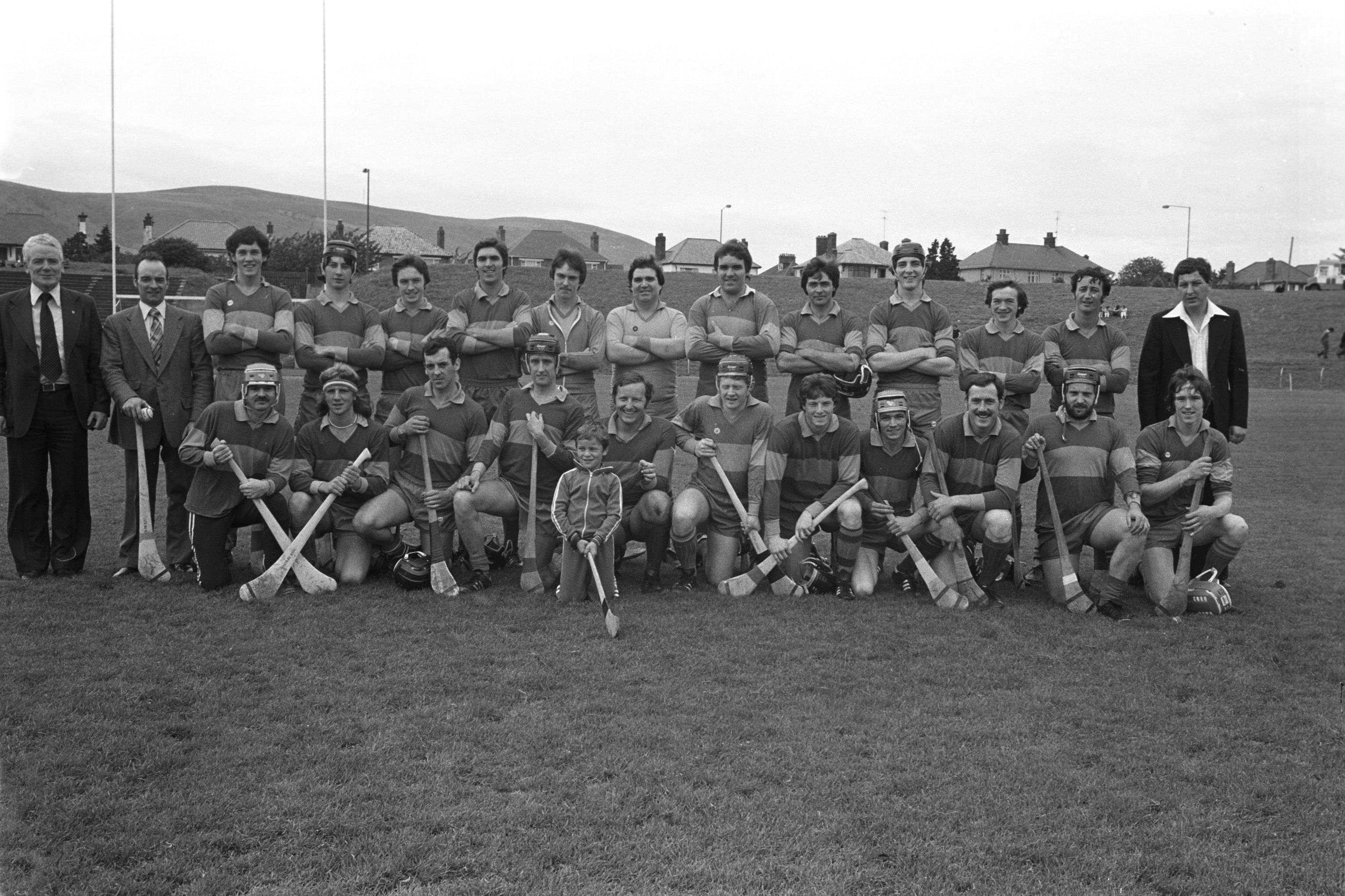  the Rossa hurlers who were defeated by Cushendall in the Antrim hurling semi-final at Casement Park