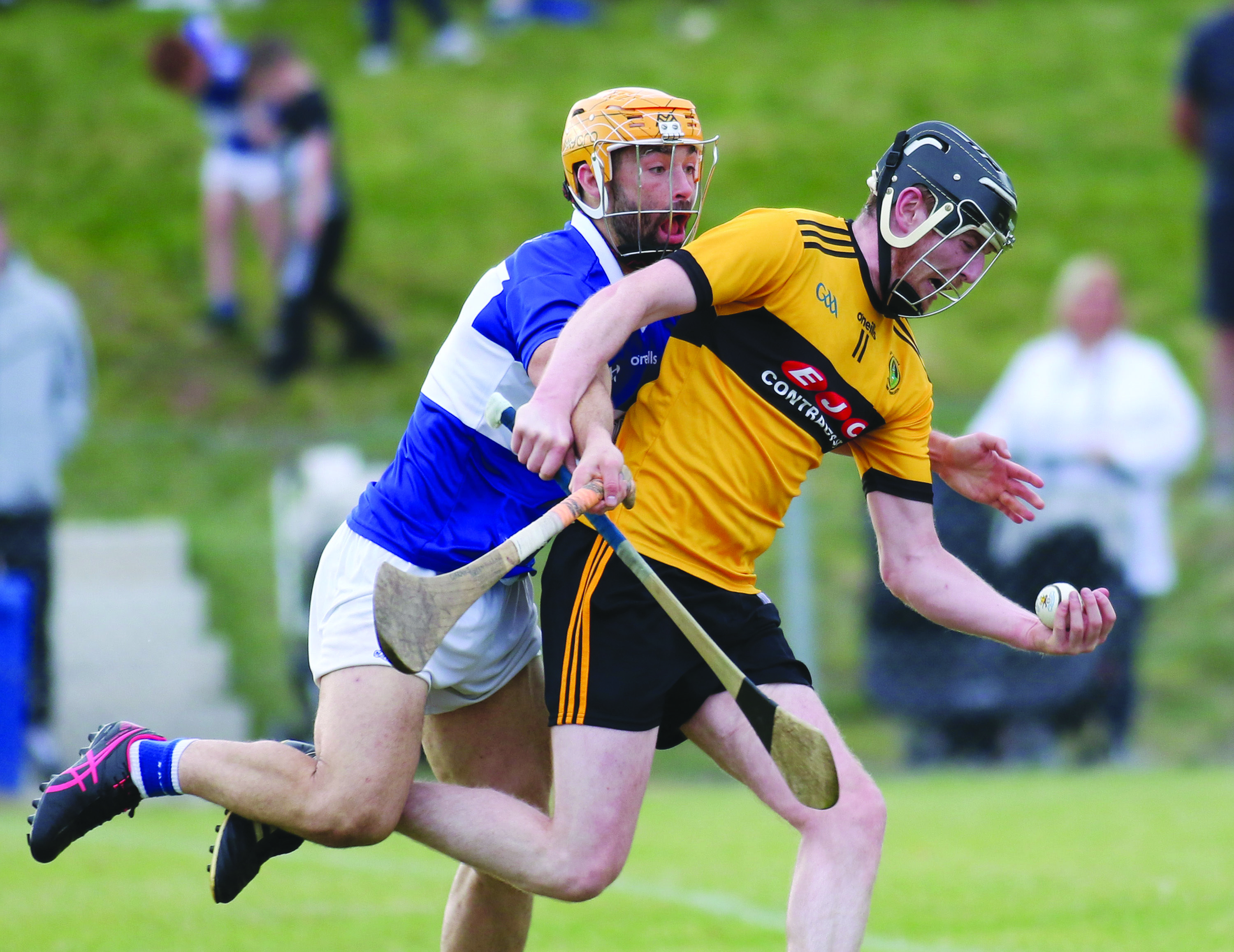 Naomh Éanna lost out to St John's a fortnight ago but have one last chance to reach the quarter-finals when they travel to Loughgiel on Sunday 