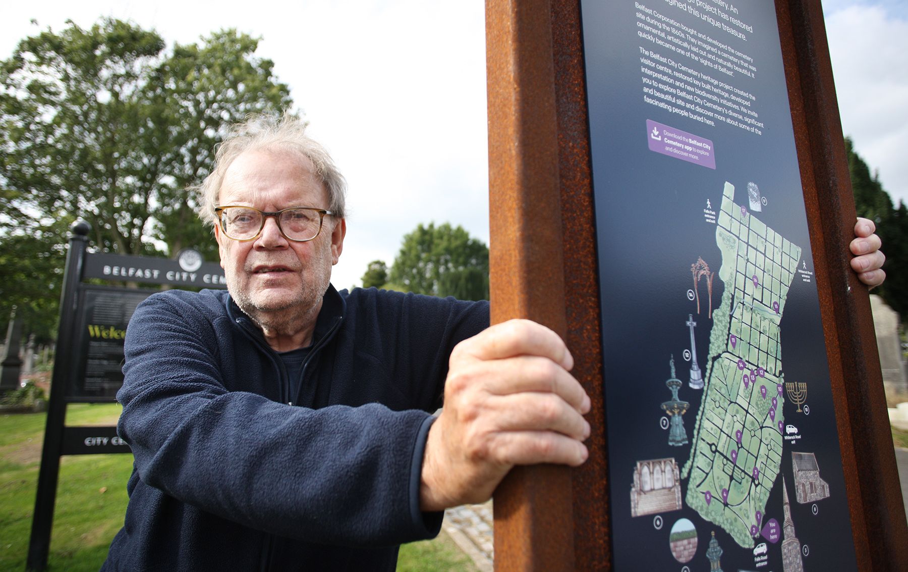 HISTORY: Tom Hartley who took part in the census protests in 1981