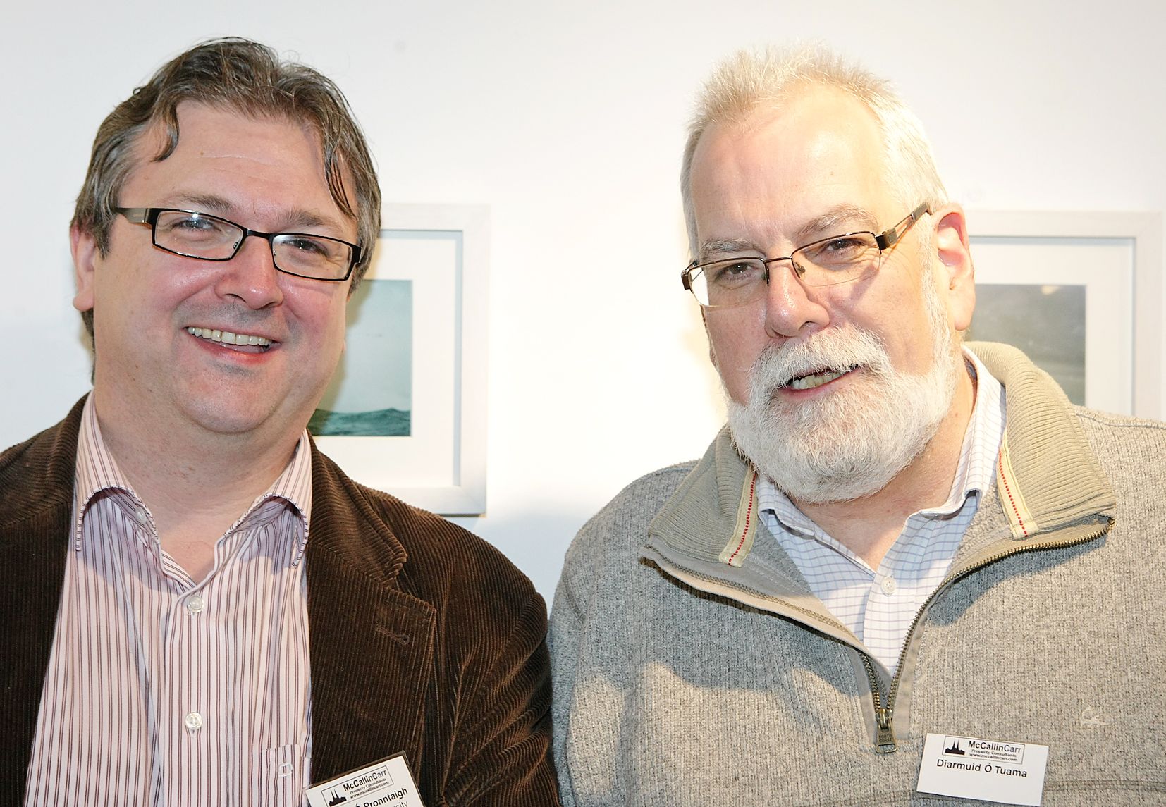 Ciarán Ó Pronntaigh agus Diarmuid Ó Tuama