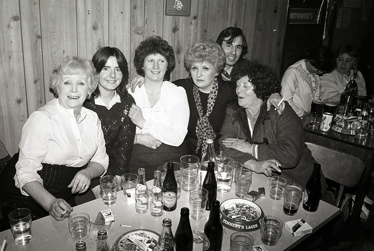 Organisers and helpers Pat McConnell, Breige McCarthy, Kathleen Kerr, Eilish Kelly and Teresa Cousins at the Dwyers Club Mixed Pairs Darts Competition