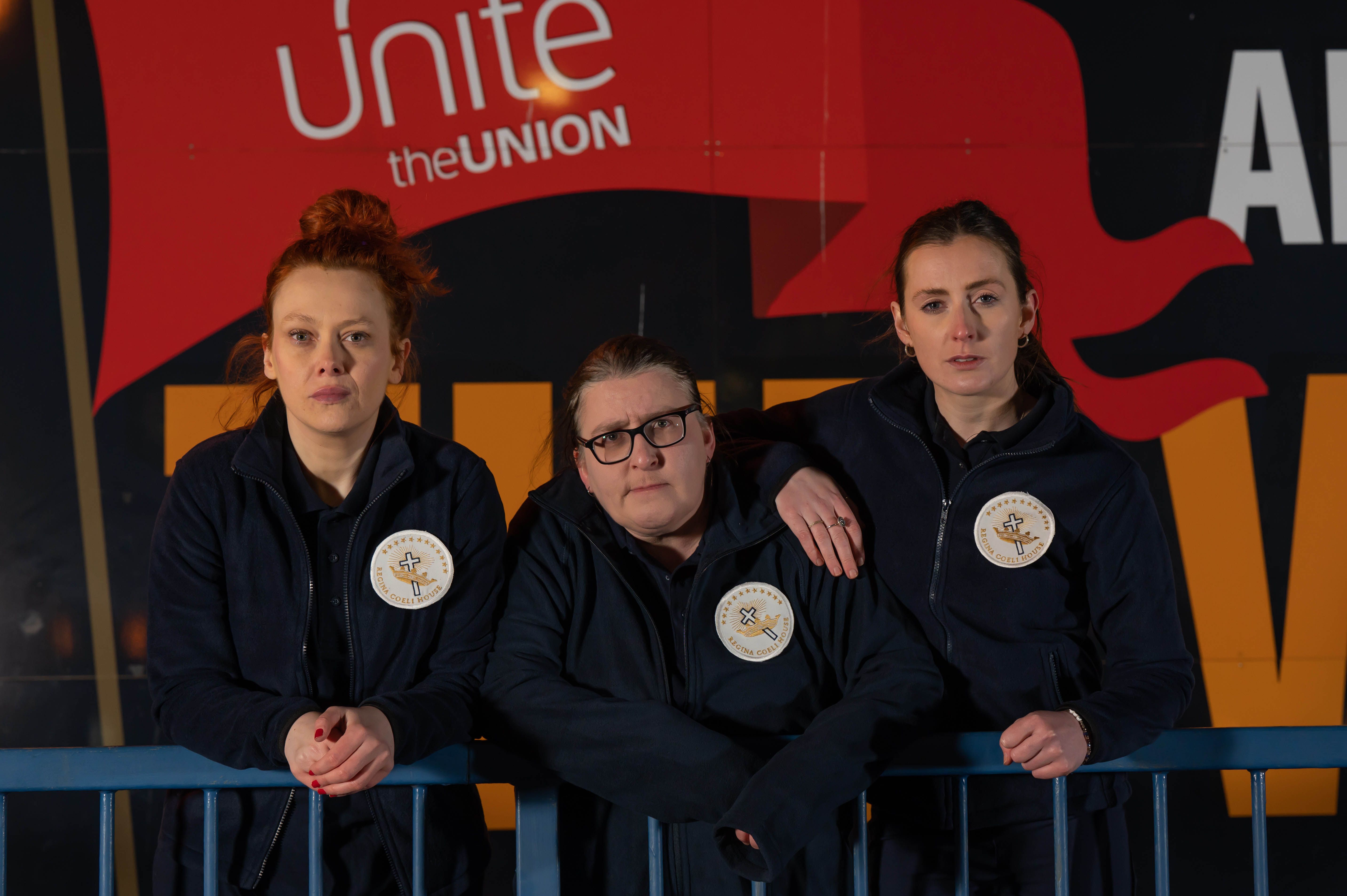 Bernadette Brown, Rachael McCabe and Catriona McFeely