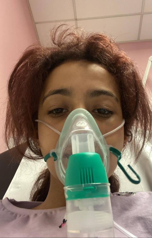 Sarah has now recovered but will be classed as high risk if she ever enters hospital again