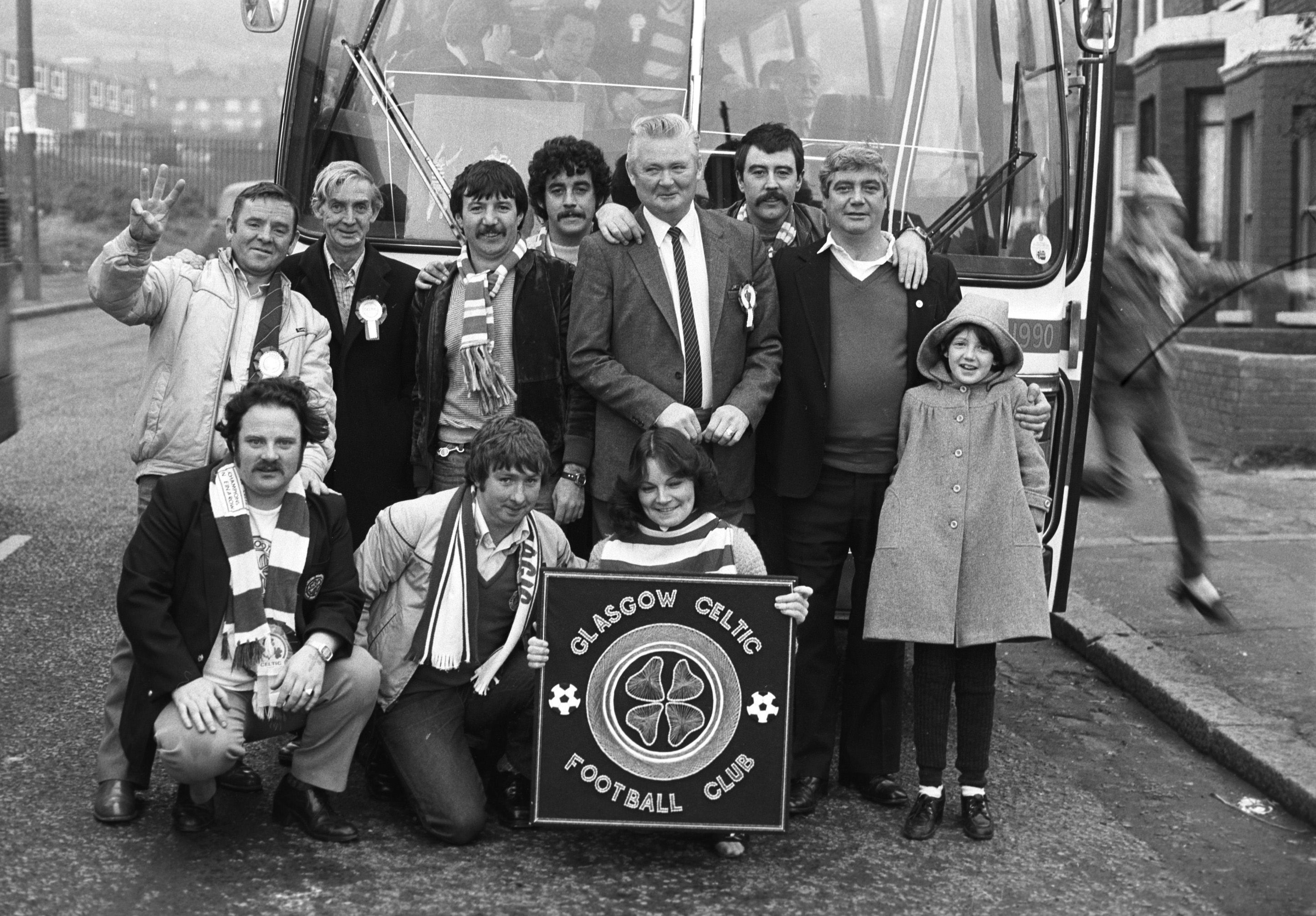 Heading off to watch Glasgow Celtic from Whiterock