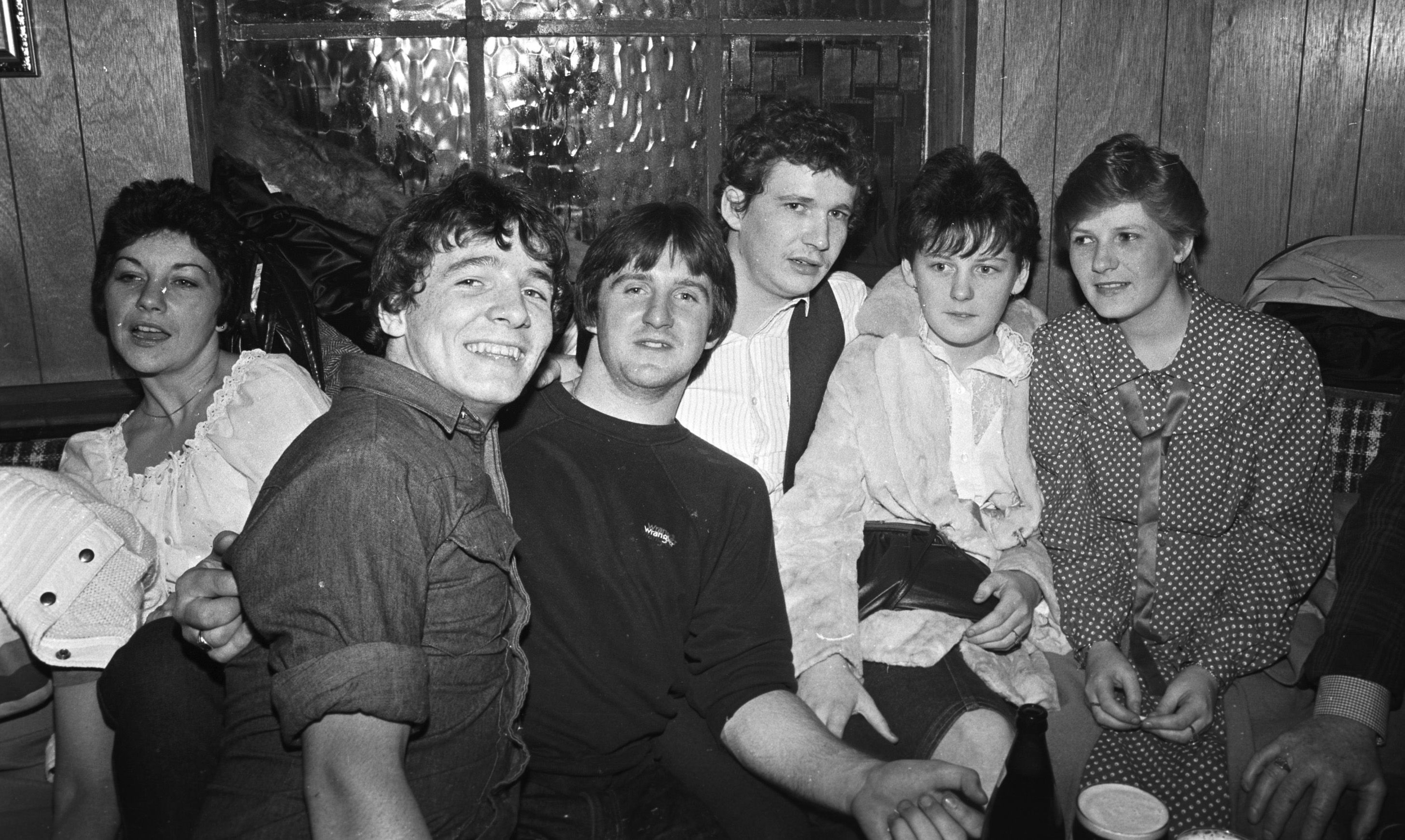 Noel Gill, Kevin Bailey, Jes Gill, Kathleen Gill and Jacky Dunn enjoying the night at the West Belfast Drivers Club, Beechmount Avenue, social night