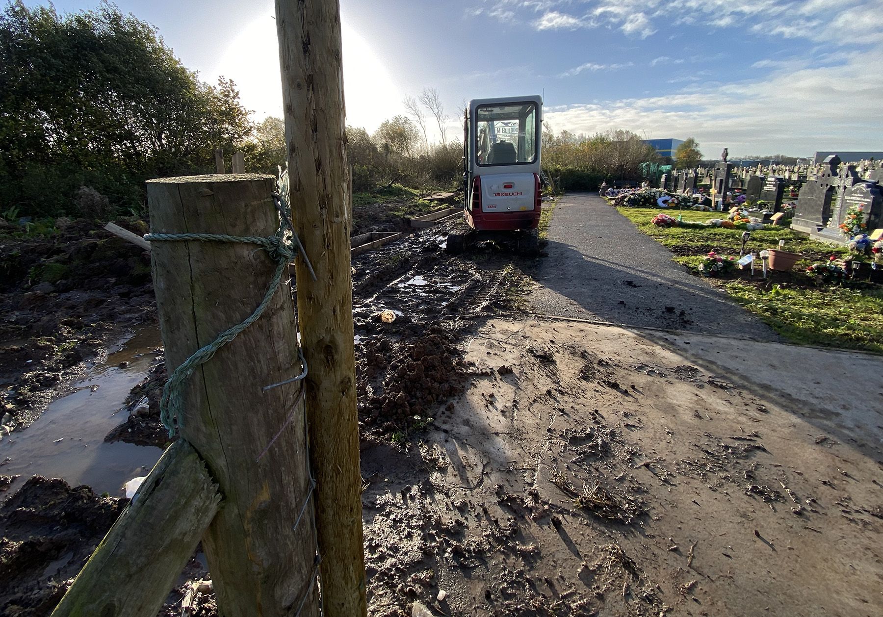 Milltown cemetery maintenance work will not disturb any graves