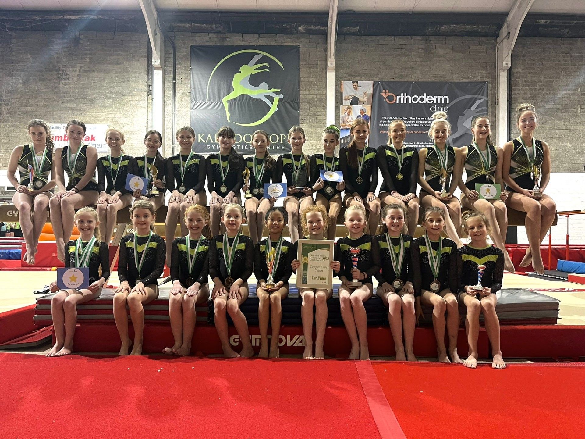 The Kaleidoscope gymnasts