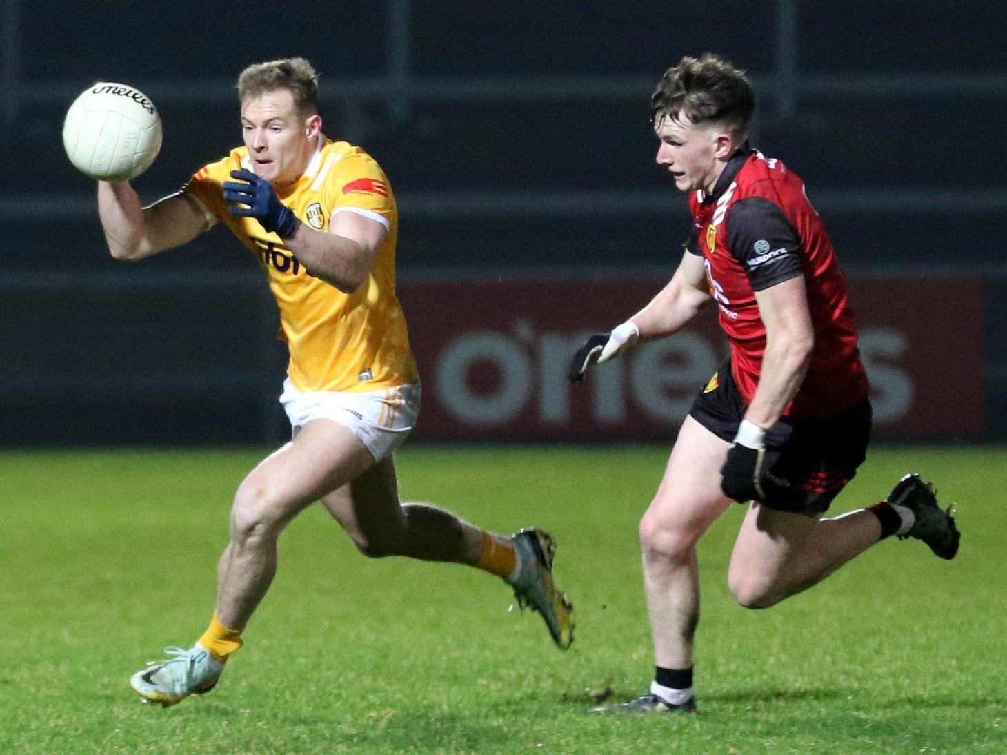 Antrim's footballers host Down in the League before they meet in the Ulster SFC in spring