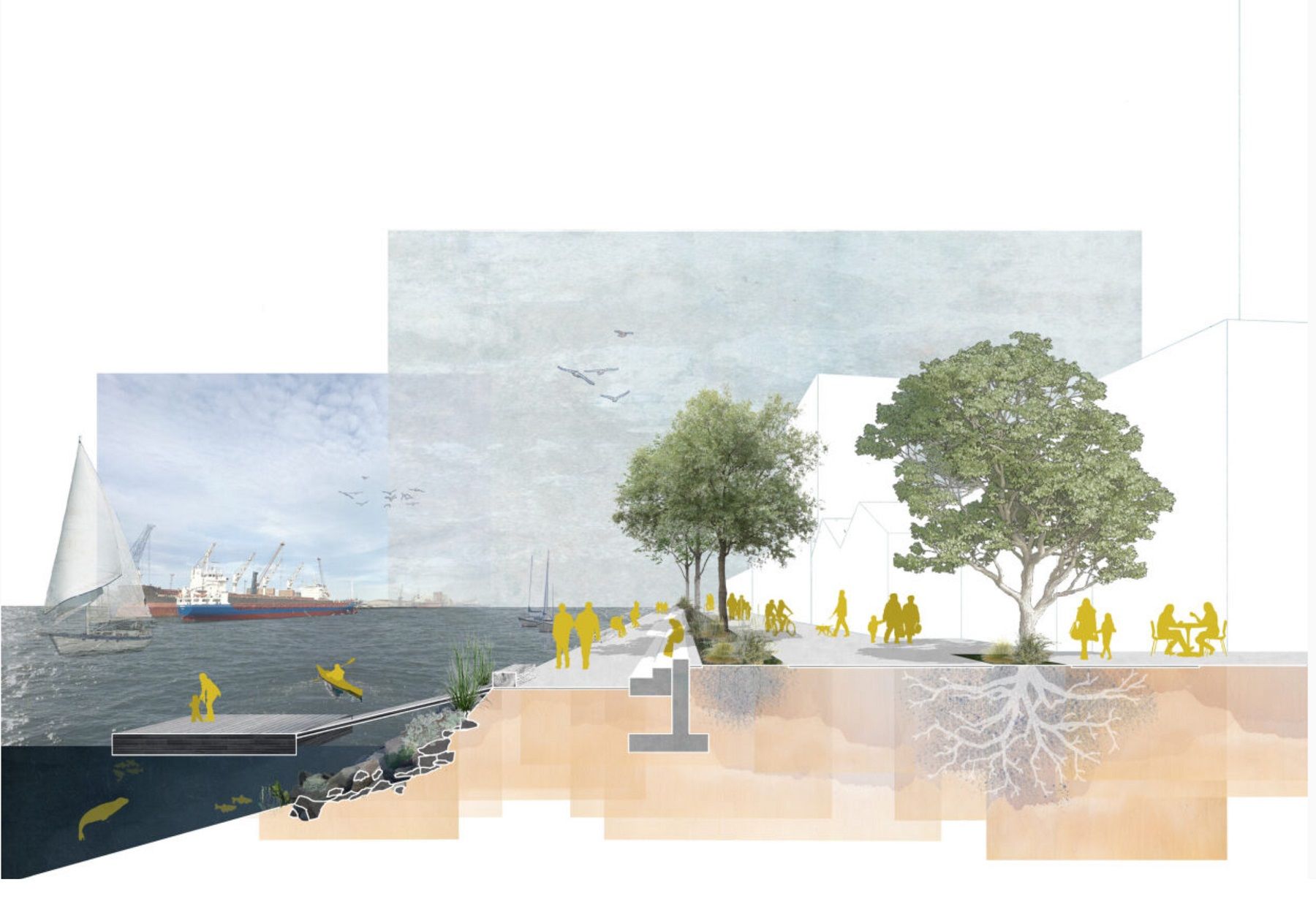GENERATIONAL CHANGE: An artist's impression of the rejuvenated waterfront