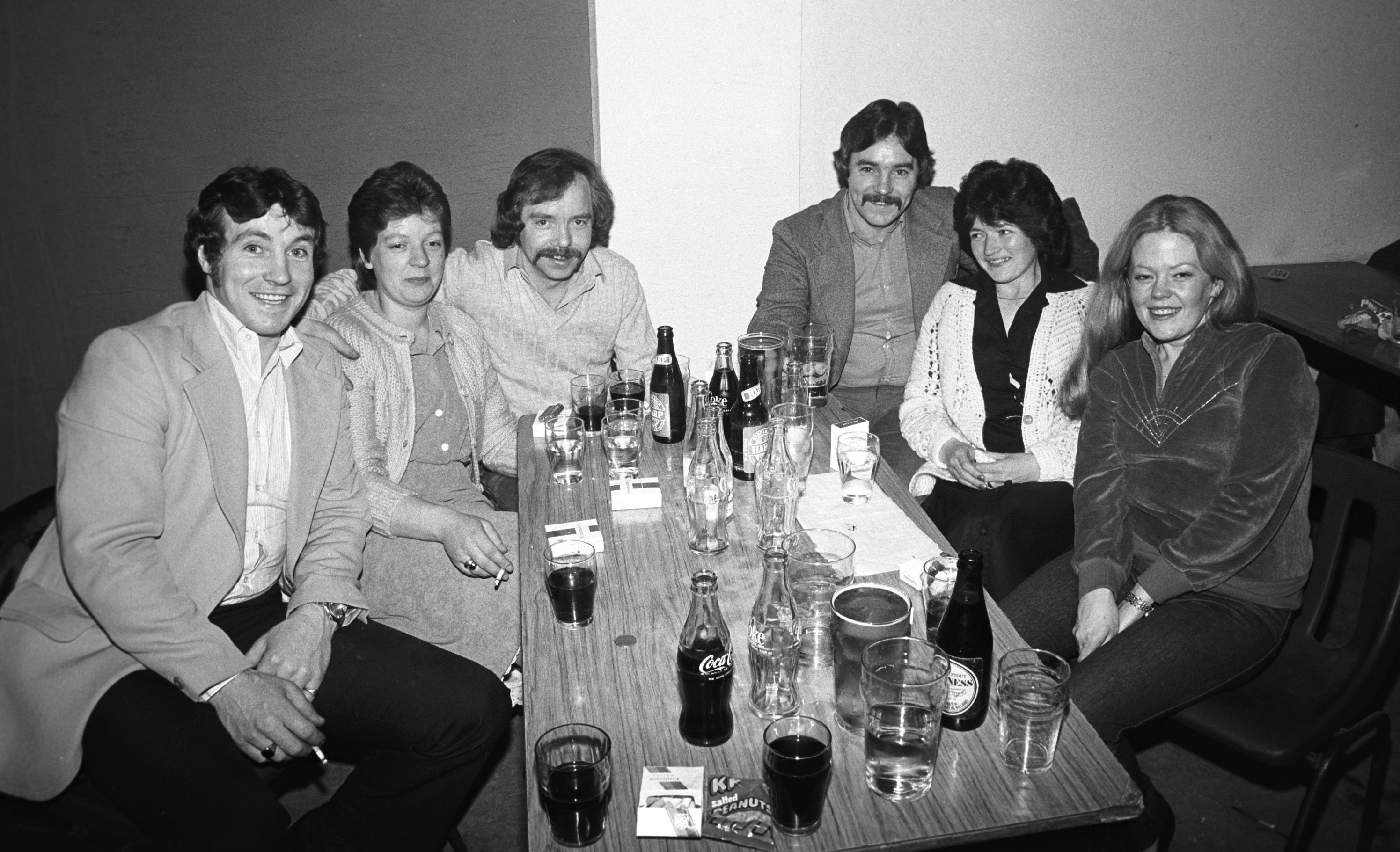 The McCahey party at the Andersonstown Social Club pool team function at Tullymore Community Centre