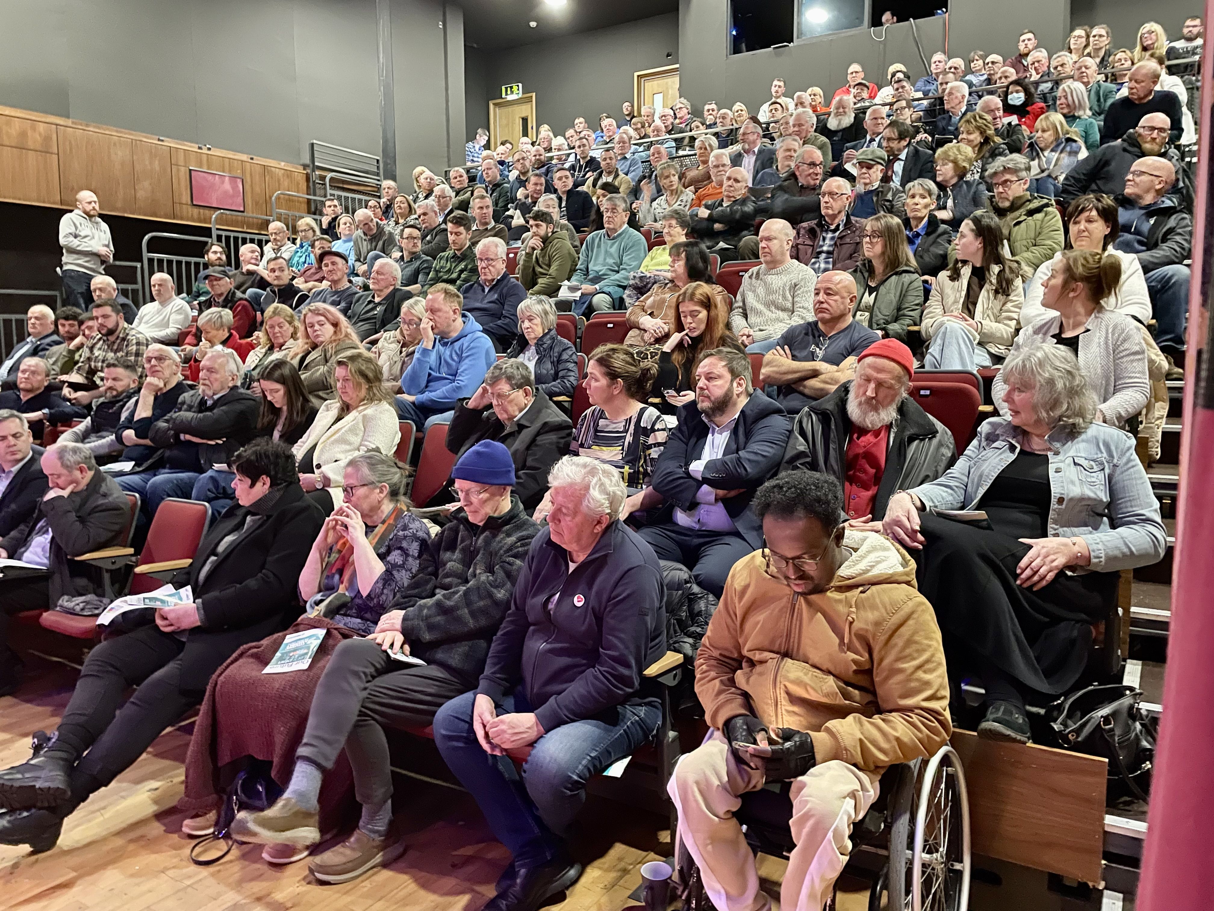 The audience at Ballybofey