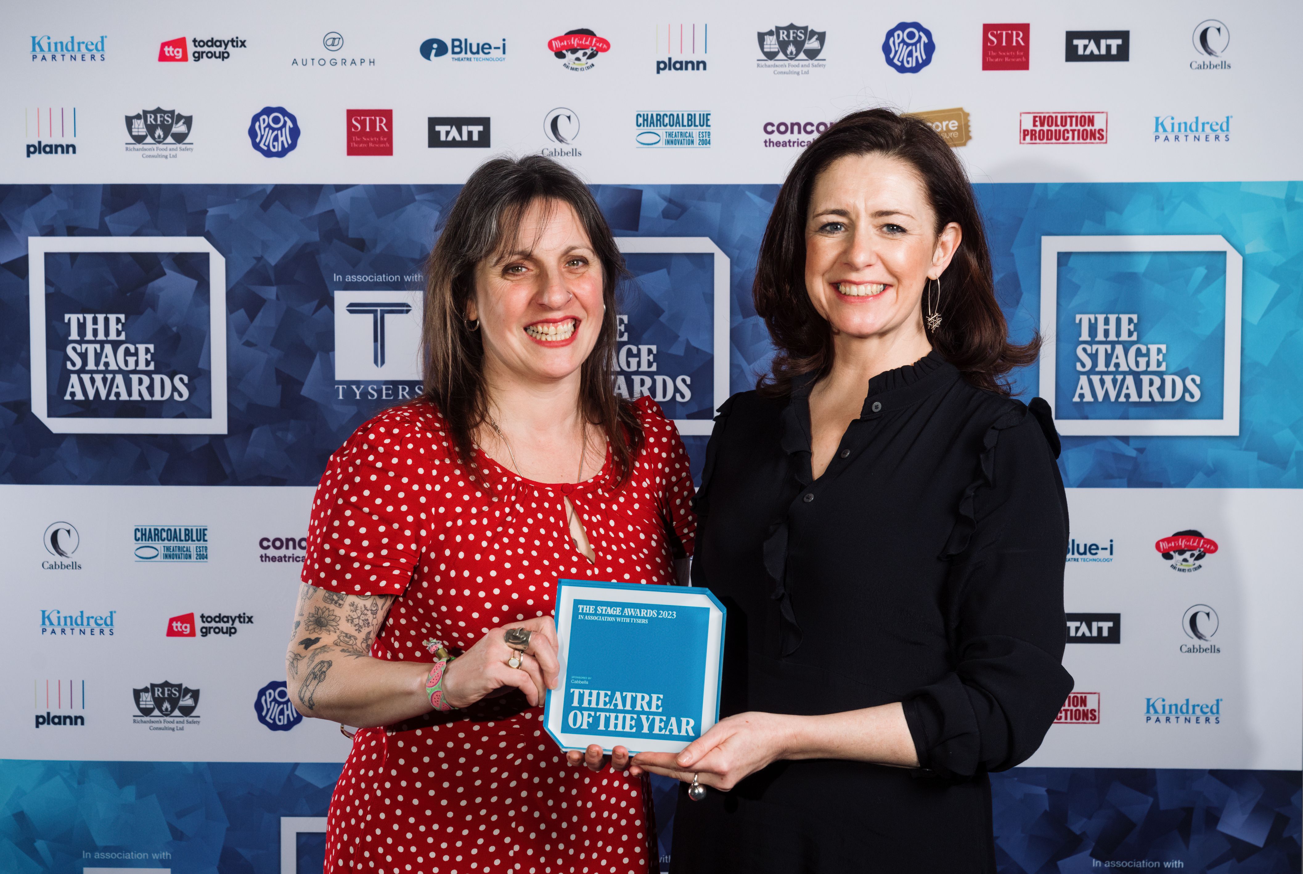 WINNERS: The Lyric shared the award with London's Bush Theatre