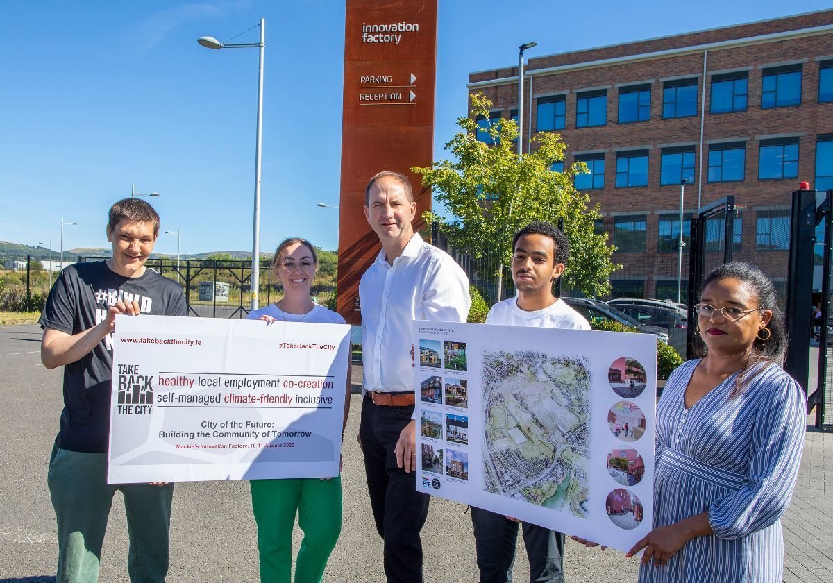 Sean Kane, Marissa McMahon, Hugh Ellis, Twasul Mohammed and Morhaf SidAhmed from Take Back The City at the Mackies site