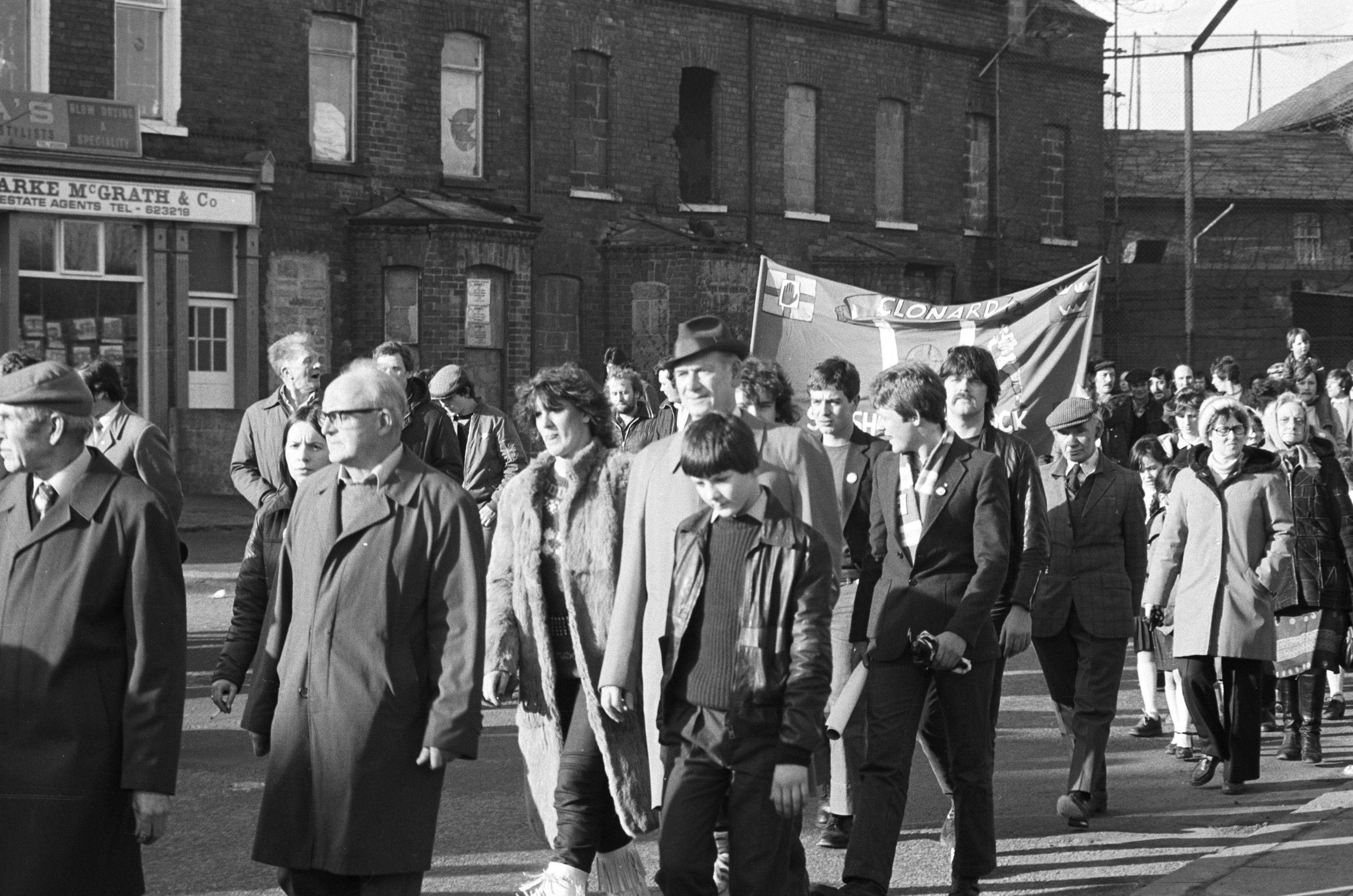 National H-Block/Armagh Committee march and rally on the Falls Road and Andersonstown Road, March 1982