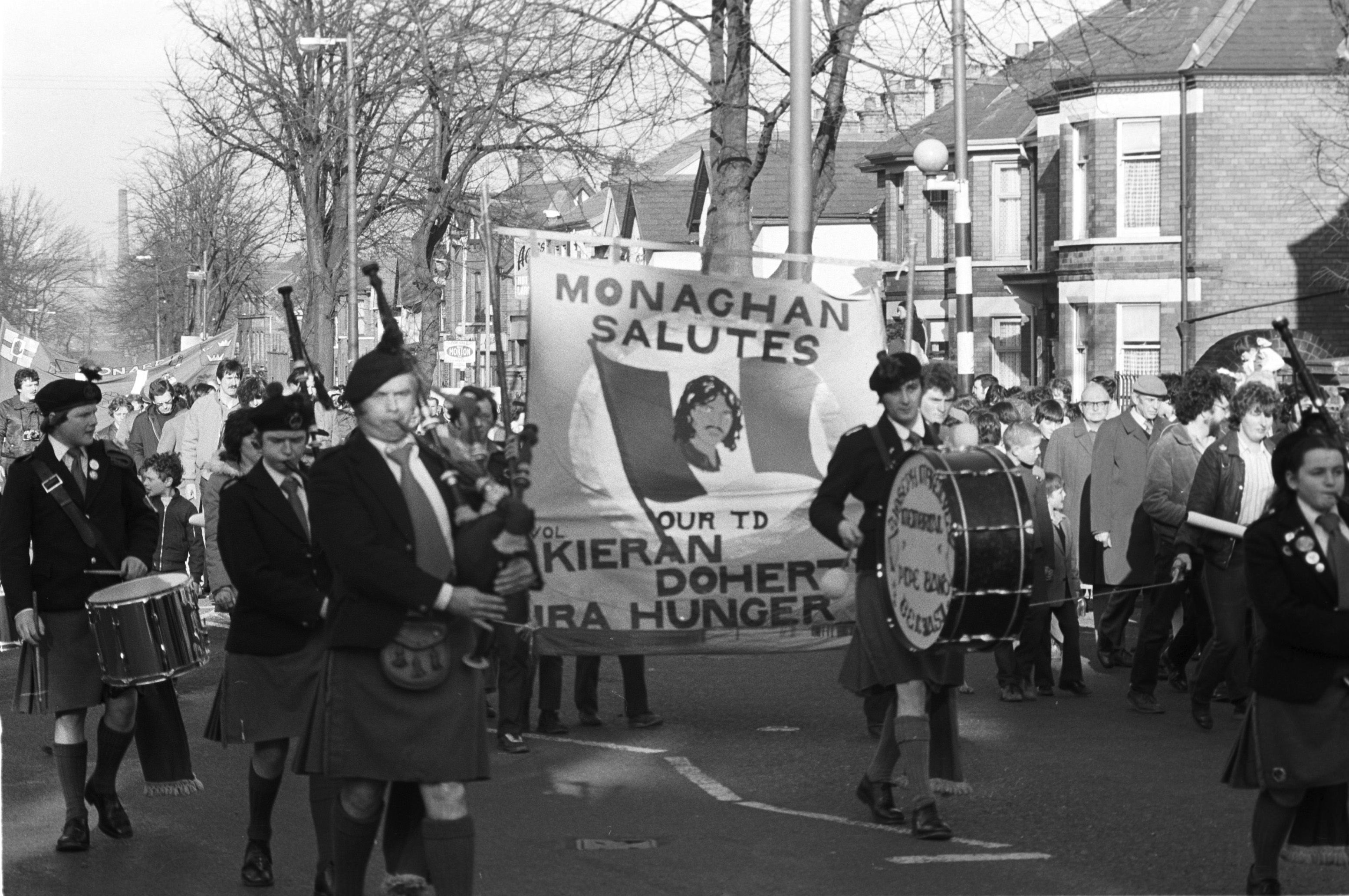 National H-Block/Armagh Committee march and rally on the Falls Road and Andersonstown Road, March 1982