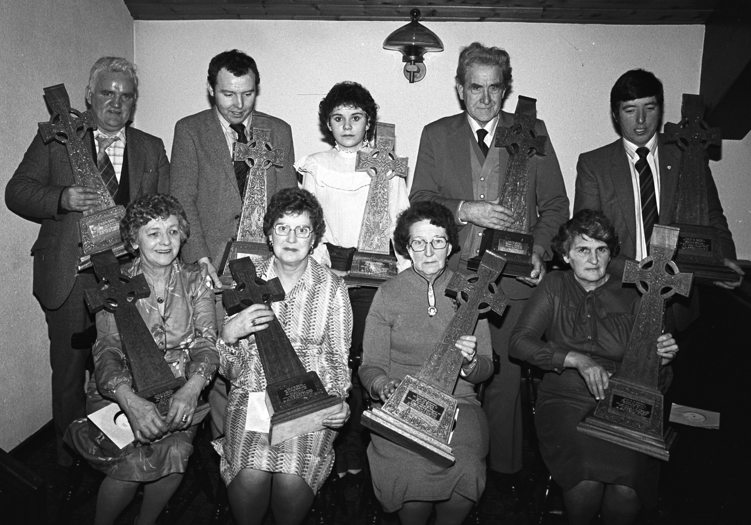 A special presentation was made to the family members of the Long Kesh hunger-strikers at the Felon's Club by former prisoners, back in March 1982