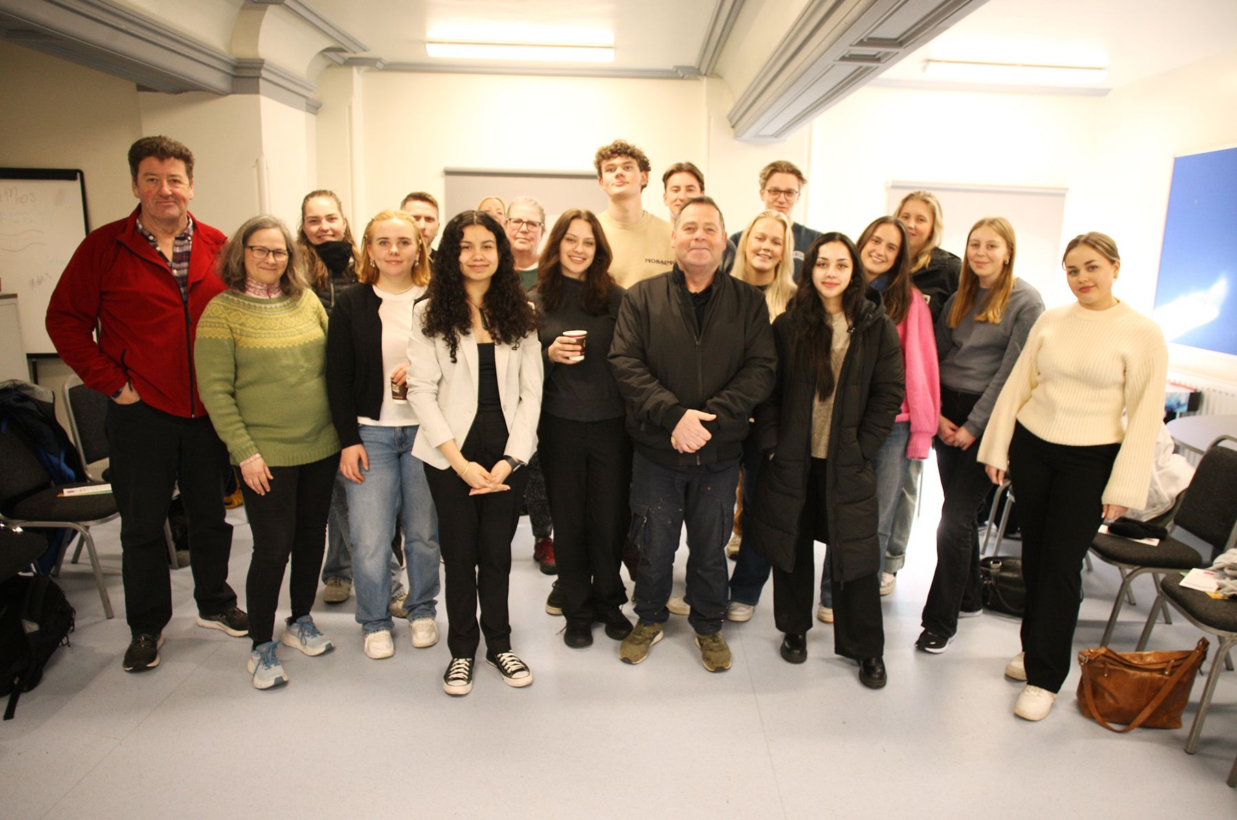 The group of students with Philip McTaggart from Mind Skills Training and Coaching