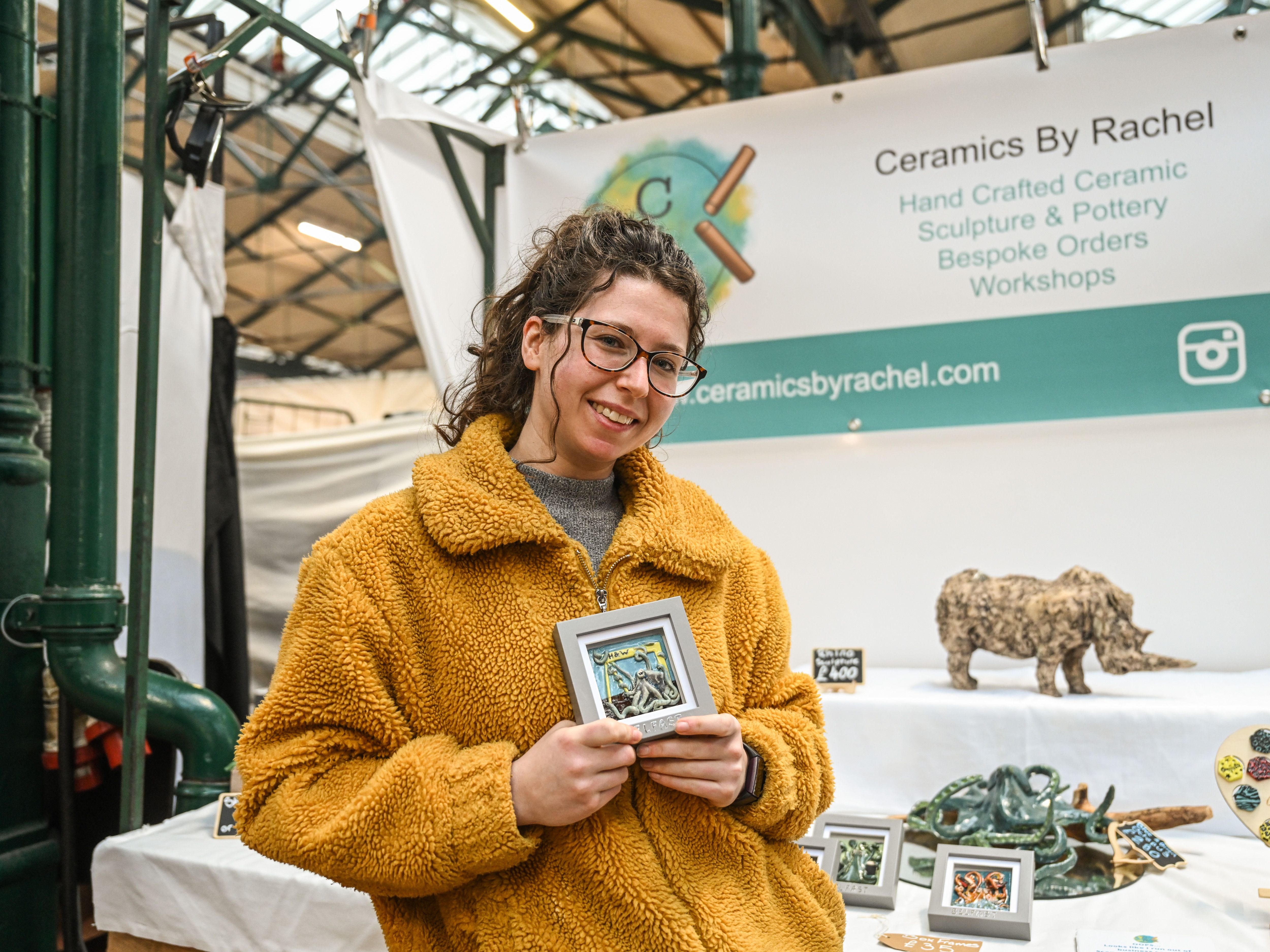 Rachel Davey of Ceramics by Rachel for hand crafted ceramic sculpture and pottery bespoke orders