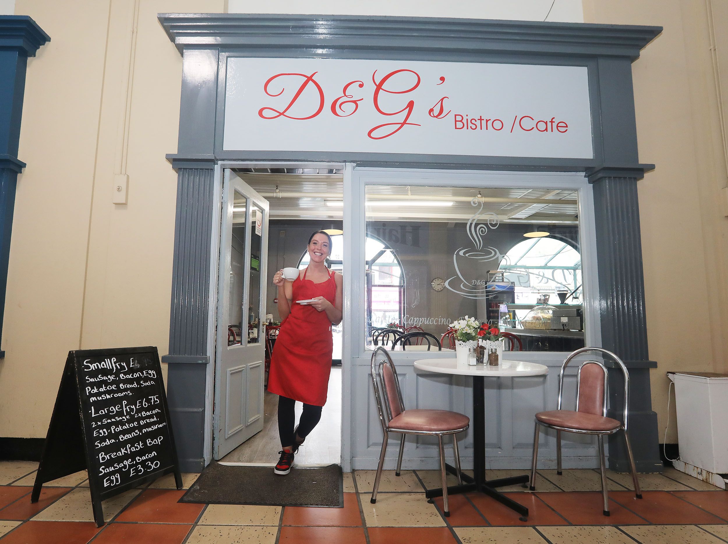 CAFE: Jodie Lee and a cuppa tea at D&G's Bistro and Café