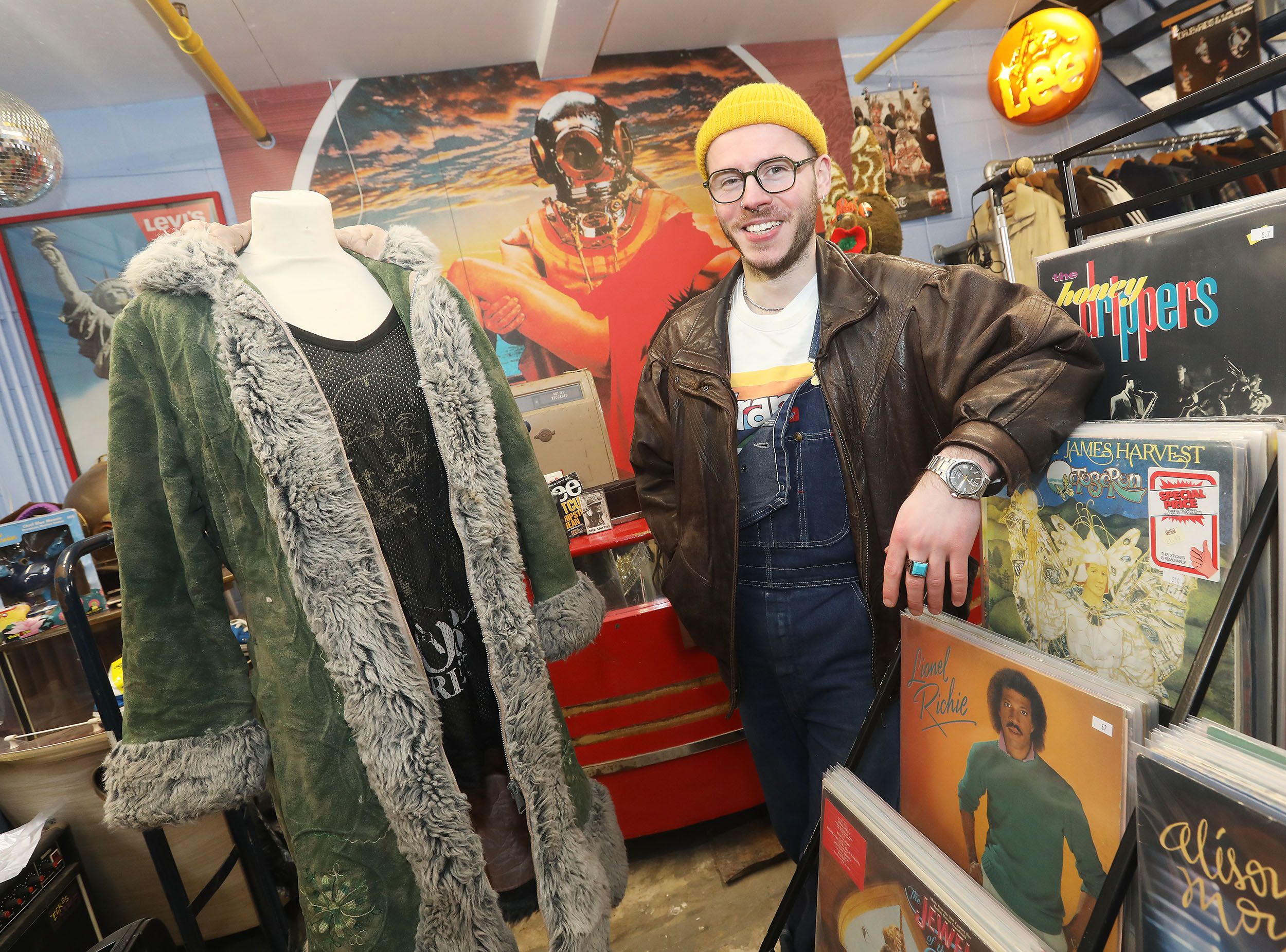 VINTAGE: Christy Grattan of Octopus's Garden who have just moved into Smithfield