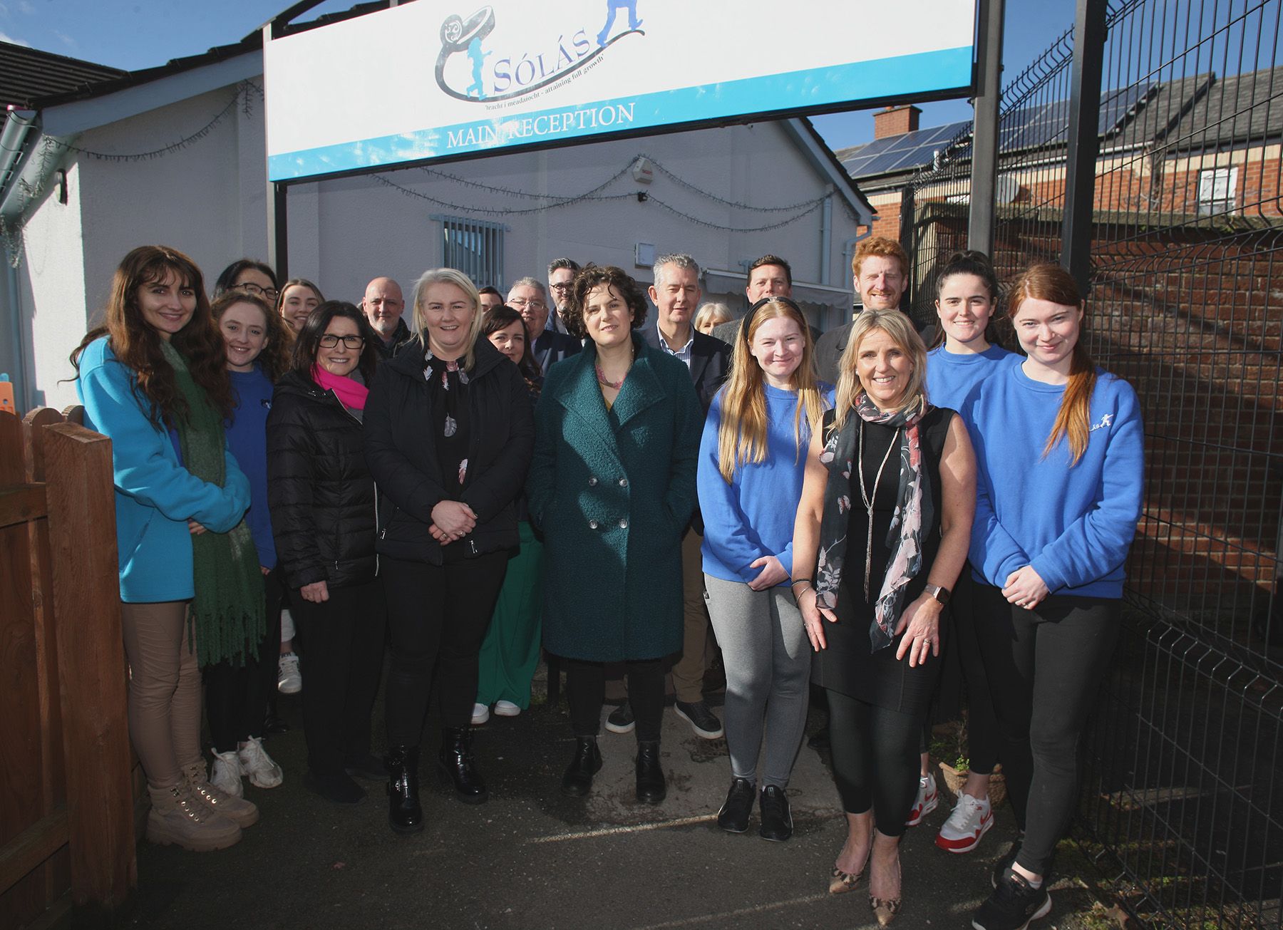 SÓLÁS: Political representatives from parties in South Belfast attended the 15 birthday to hear about Sólás' new plans SÓLÁS: Political representatives from parties in South Belfast attended the 15 birthday to hear about Sólás' new plans