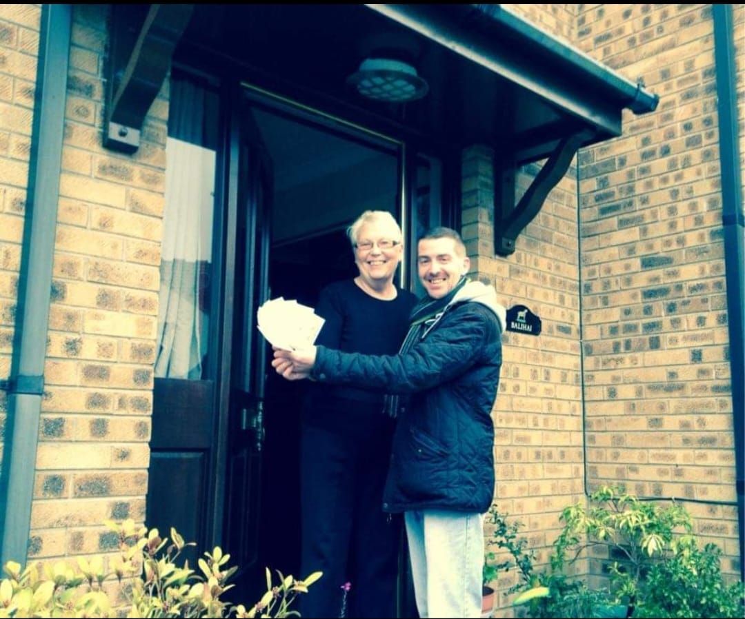 SORELY MISSED: Sinn Féin councillor Matt Garrett and Geraldine McKee