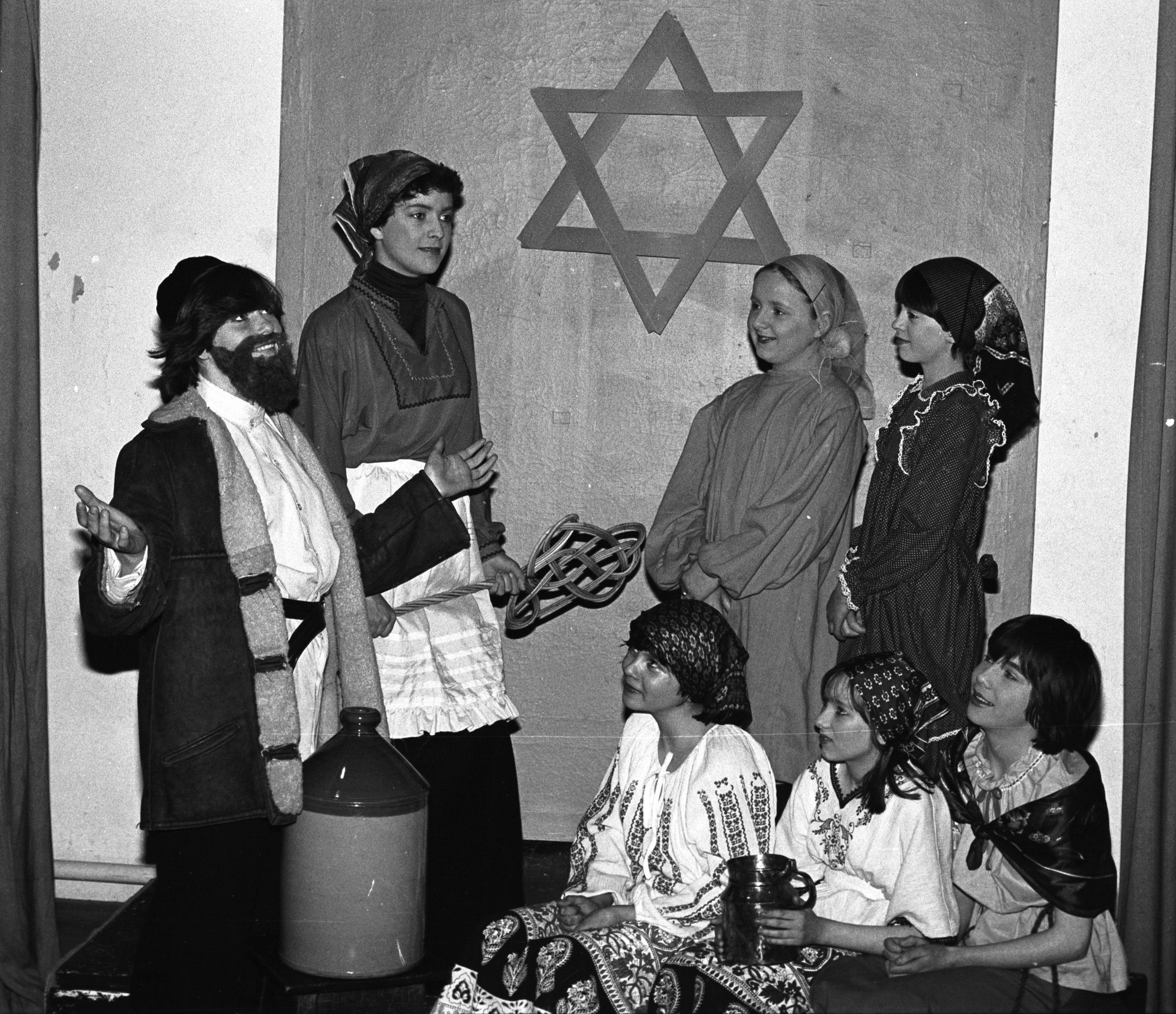 St Rose's ‘Fiddler on the Roof’, wih Michelle, Kathleen, Martina, Kathleen, Siobhan, Alison and Valerie