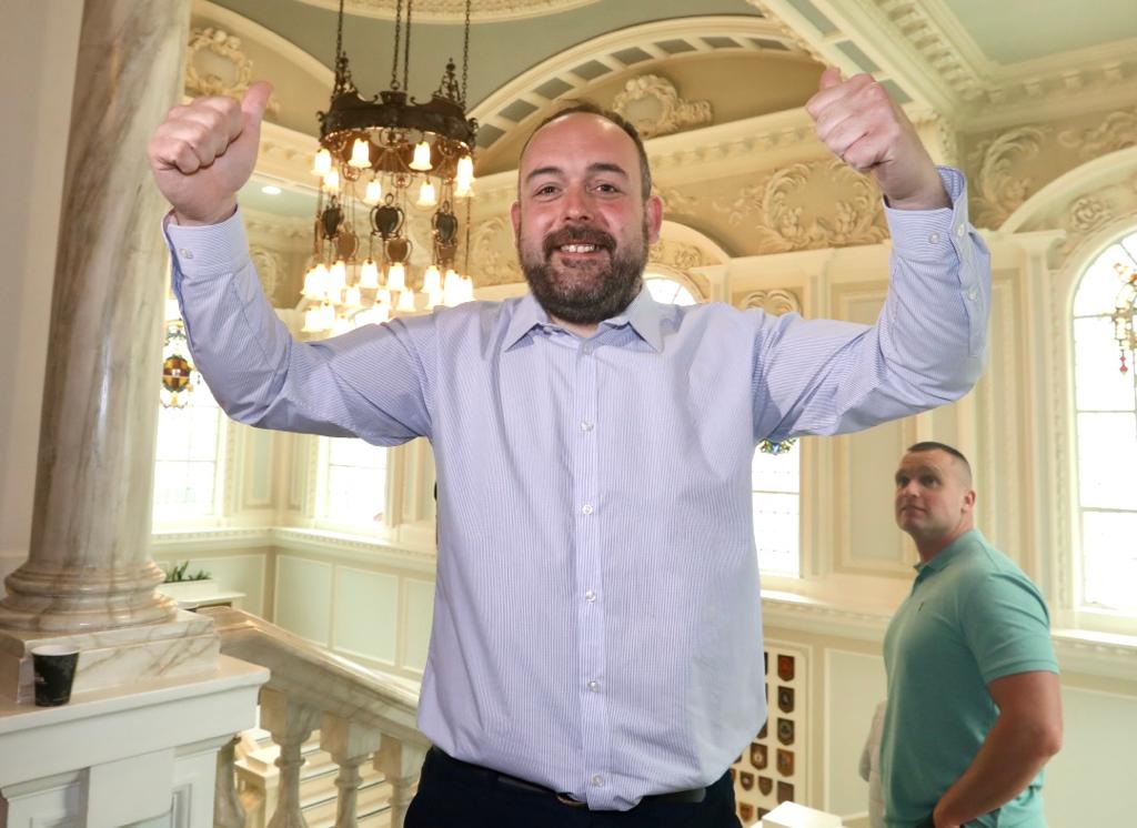 JUBILANT: Independent councillor Paul McCusker
