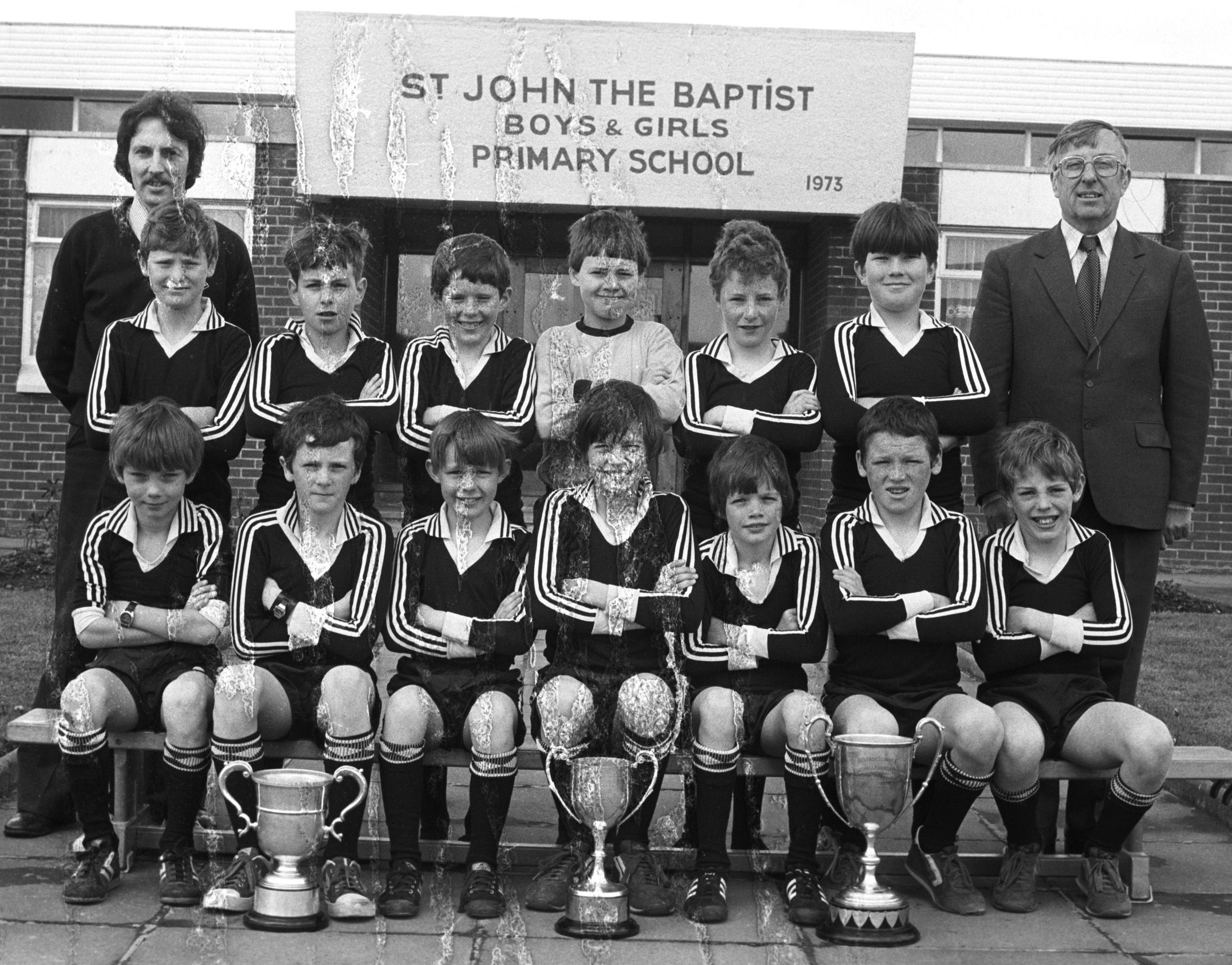 Saint John the Baptist Primary School won the Northern Ireland Primary Schools Soccer Cup