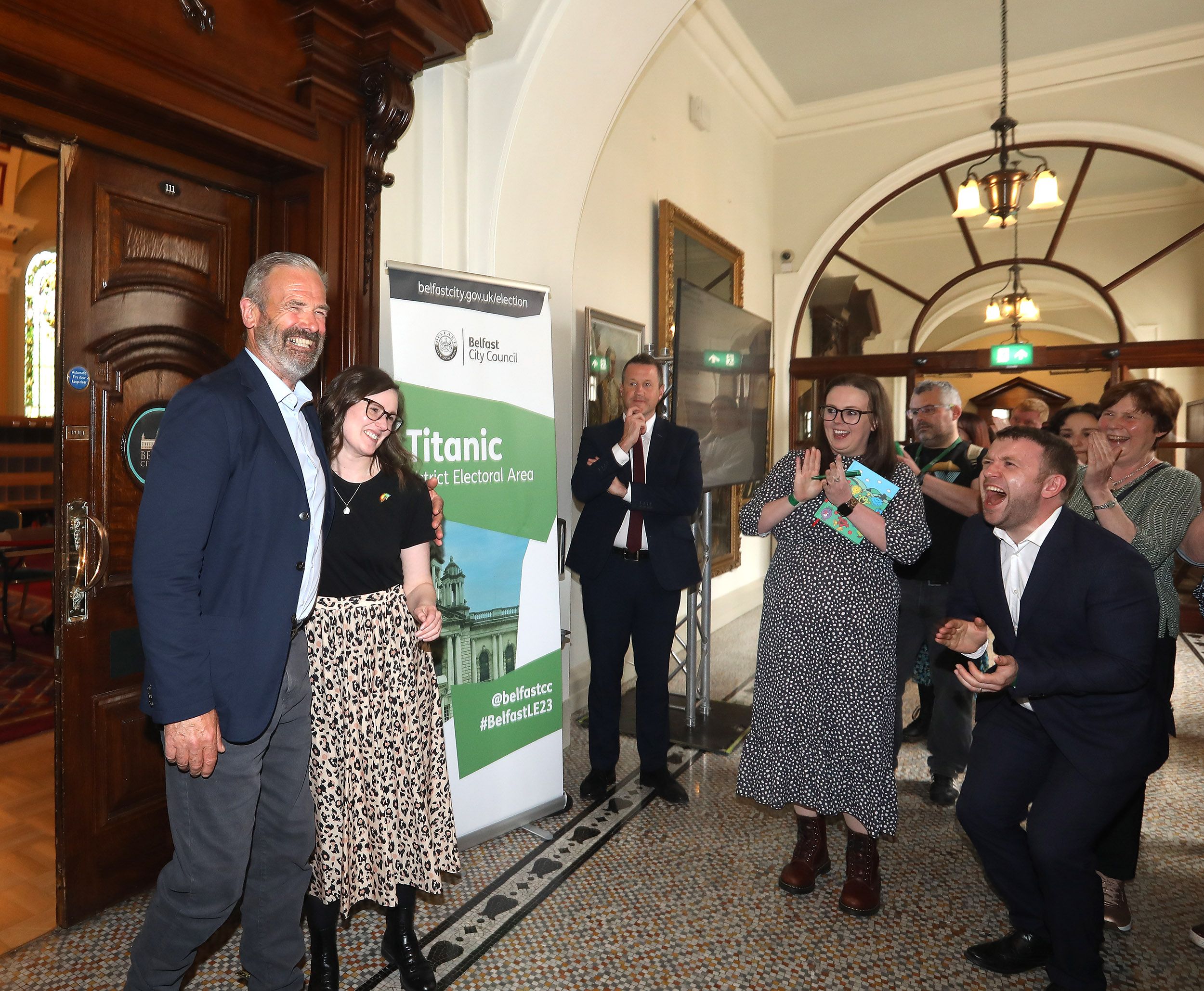 Alliance councillors David Bell and Fiona McAteer