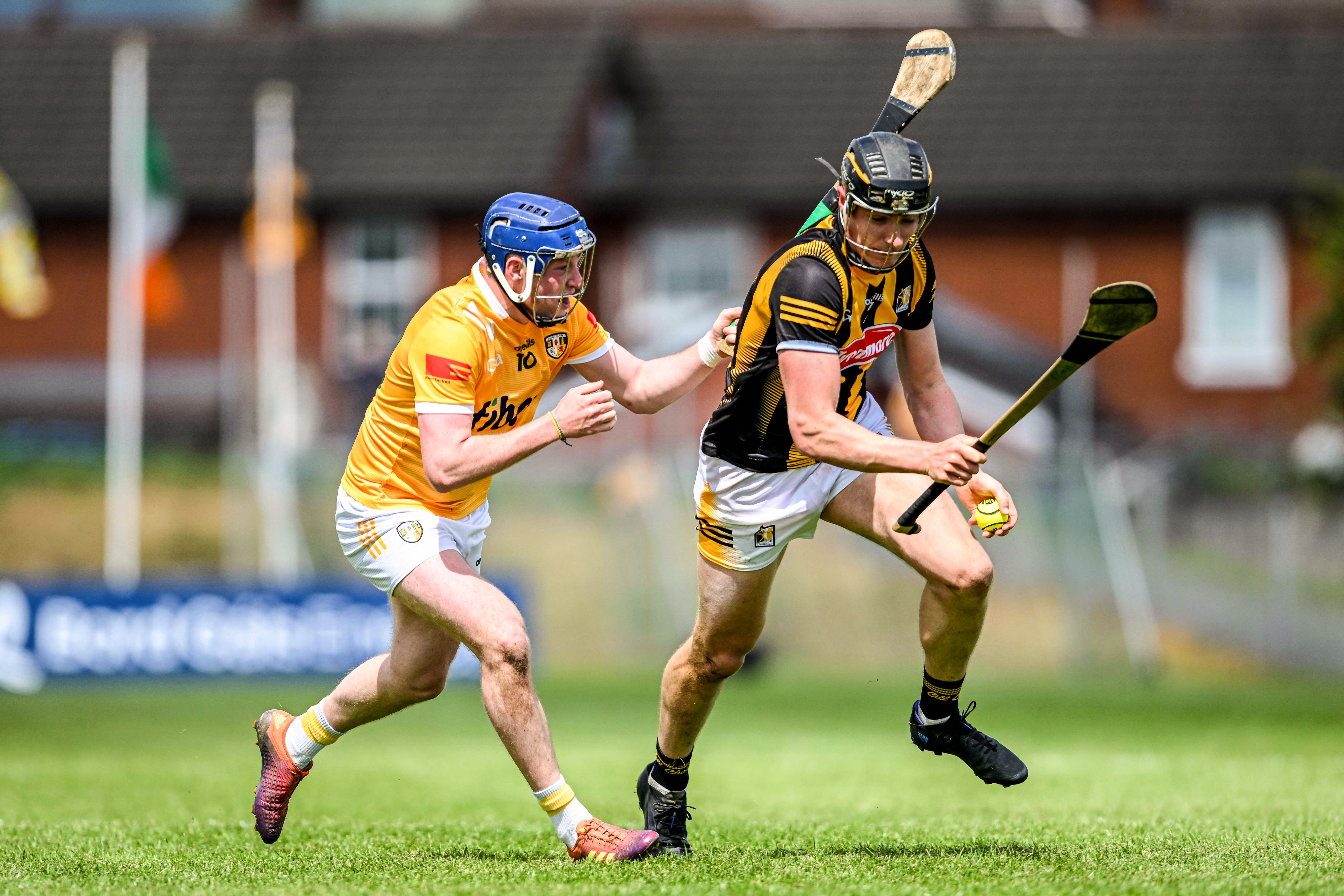 Keelan Molloy challenges Darragh Corcoran