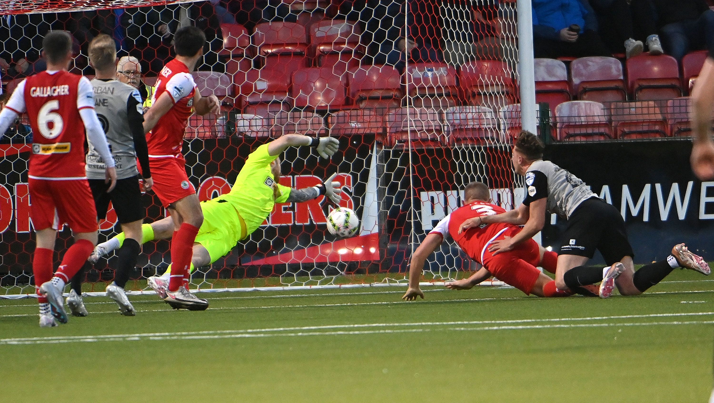 Matthew Shevlin heads home to give Coleraine hope