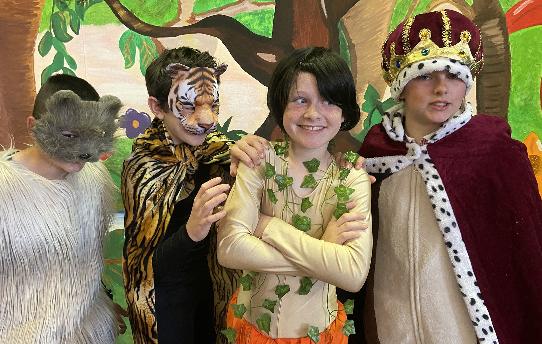 JUNGLE BOOK: Some of the brilliant costumes in the play
