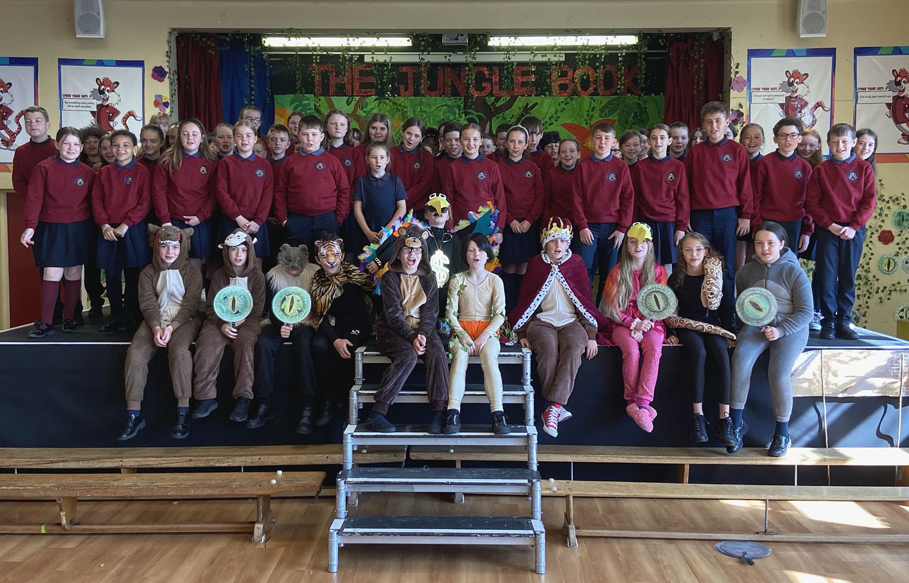 JUNGLE BOOK: Pupils have been preparing hard for the show