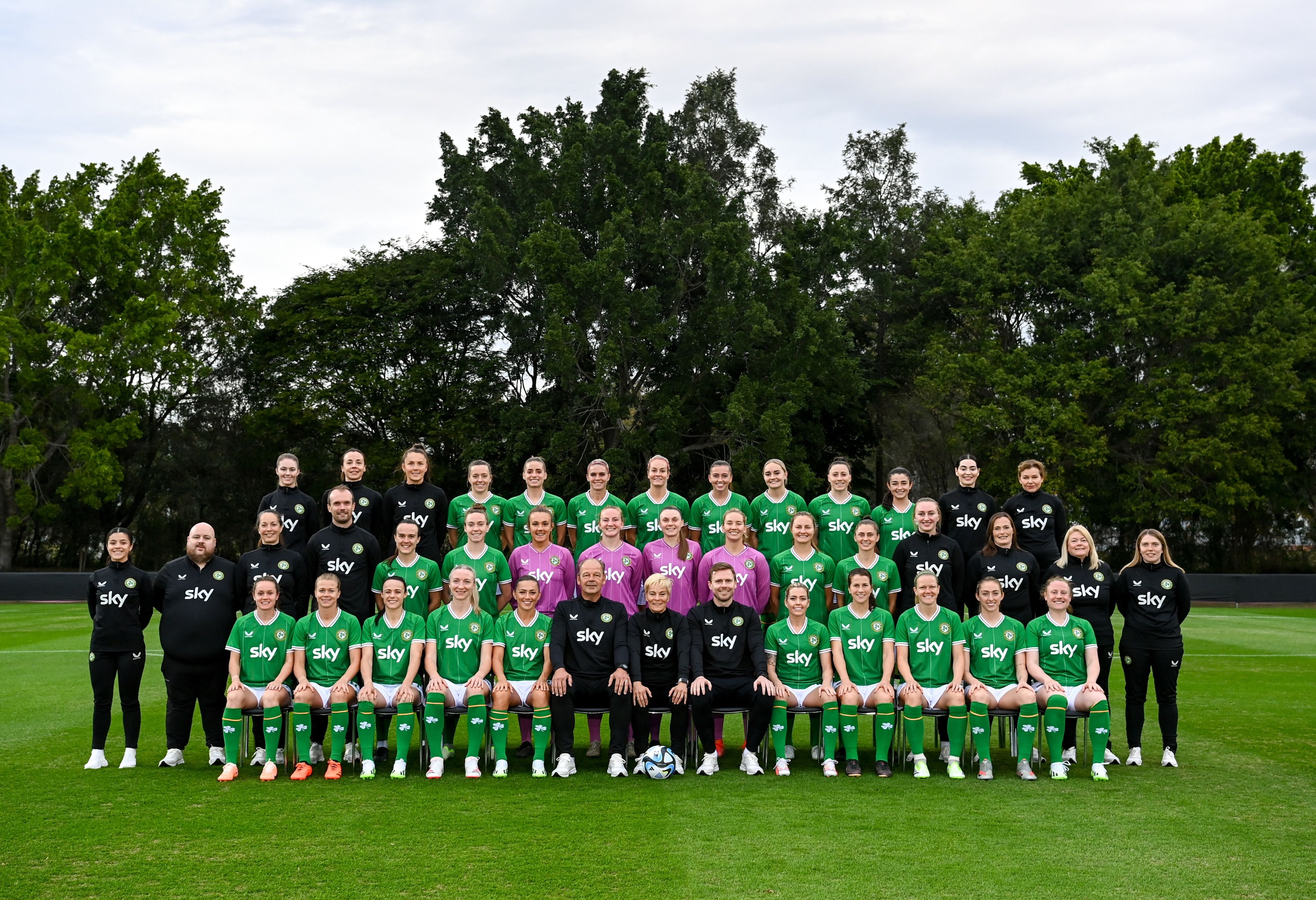 The Republic of Ireland Women's team for World Cup 2023