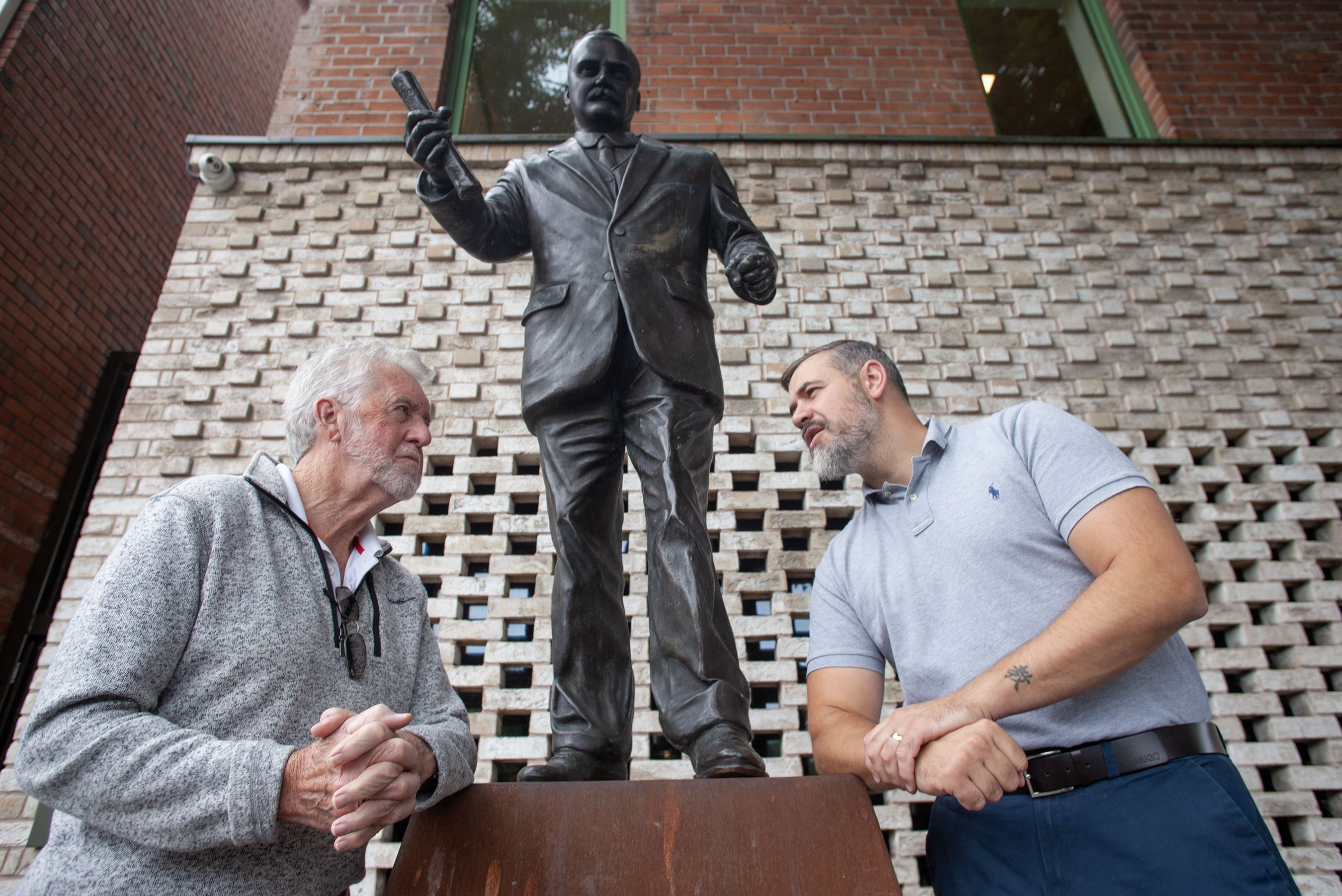 Jim Devine with Harry Connolly