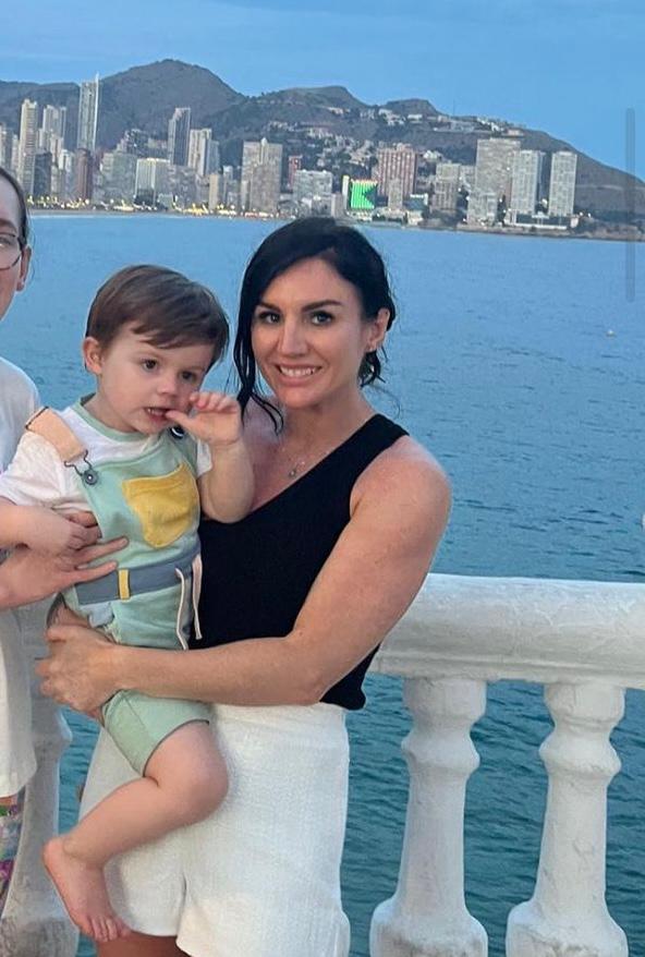 TOGETHER: Lisa McCartney and son Jamie have been left with no information on his nursery place