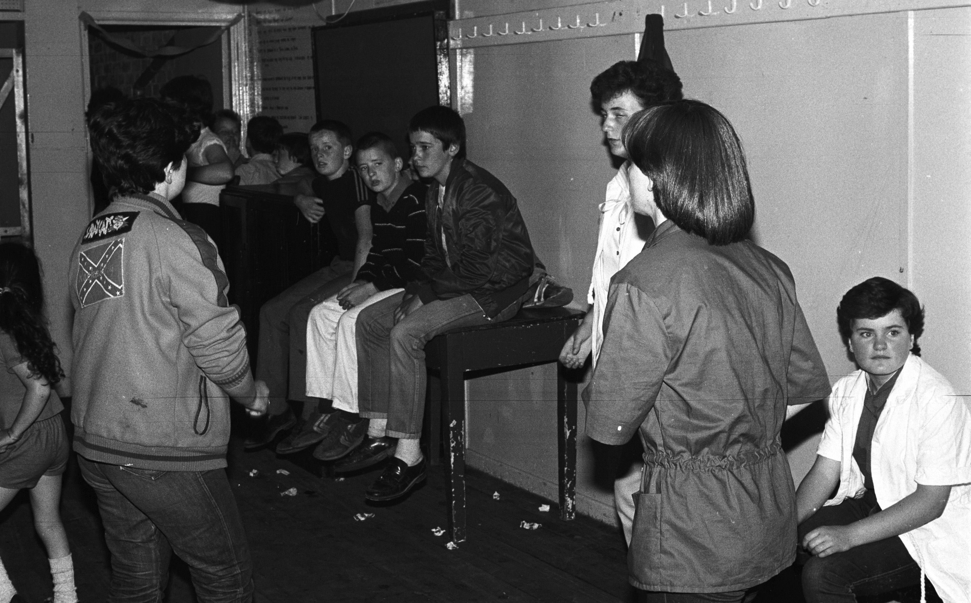 Taking time out at Clonard Youth Club disco competition